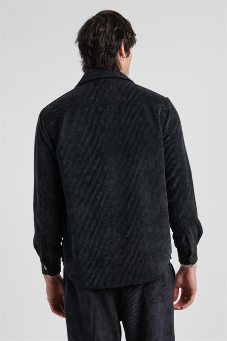 Gömlek Siyah Regular Custom  25FWM70001