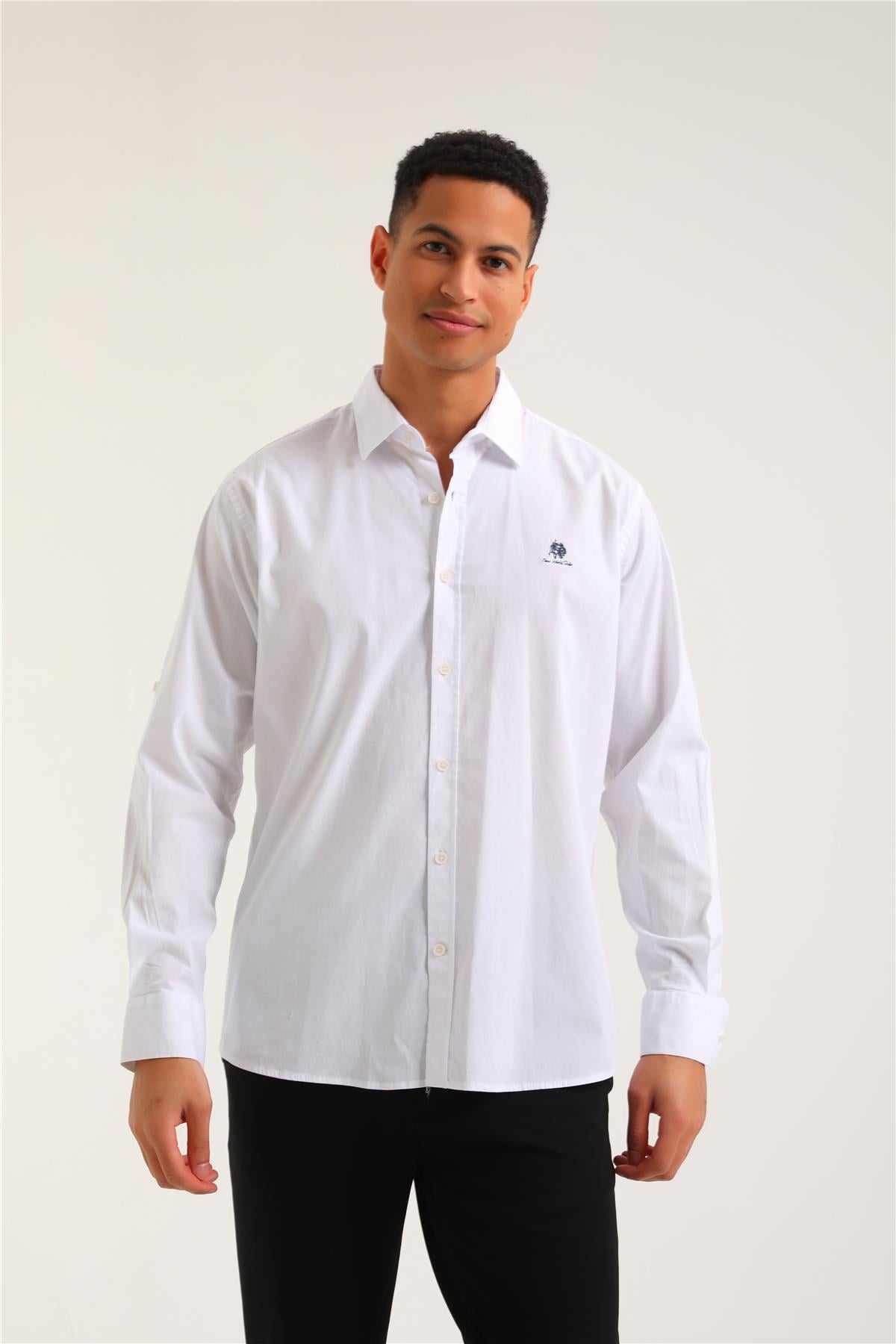 Gömlek Beyaz Slim Fit Gömlek 24SSM30003