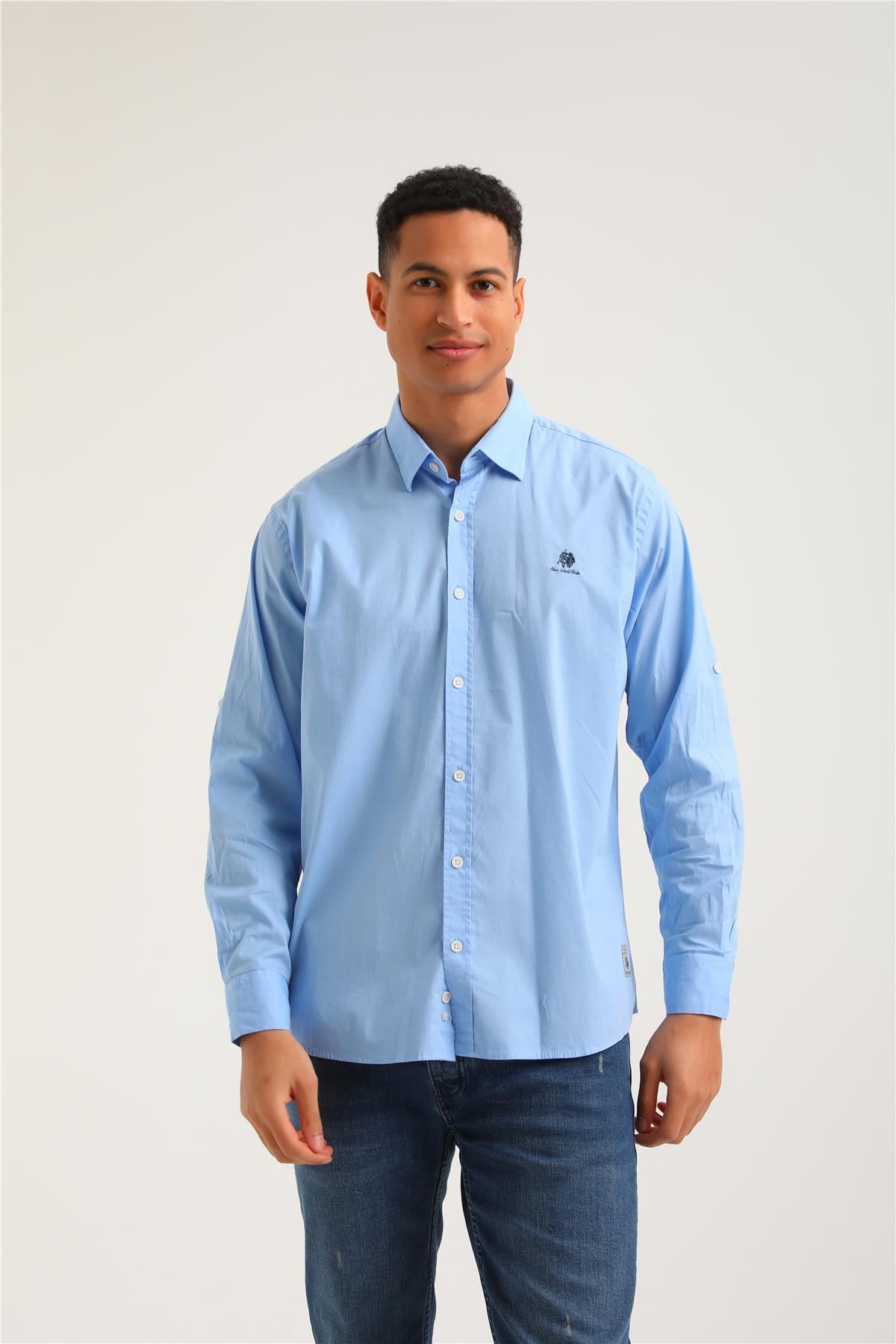 Gömlek Mavi Slim Fit Gömlek 24SSM30003