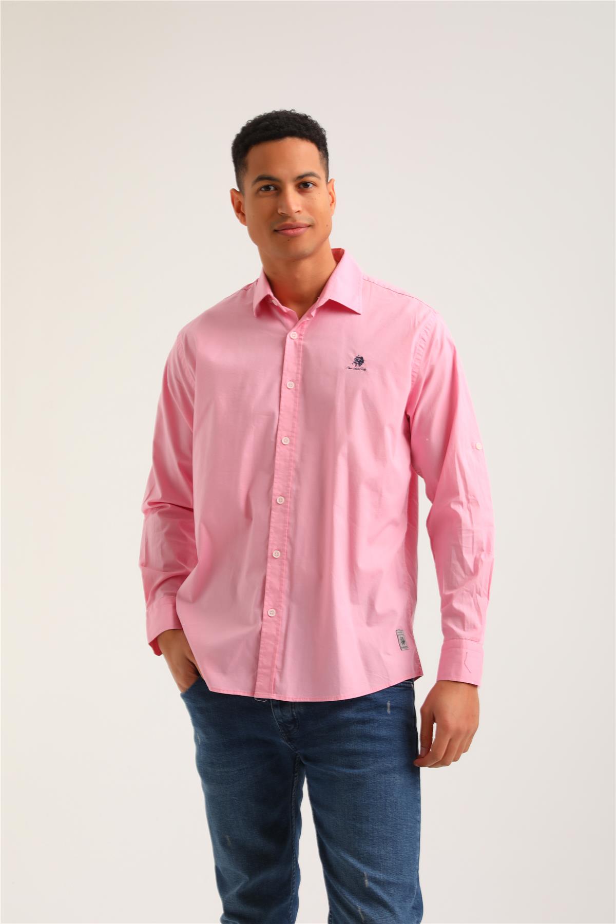 Gömlek Pembe Slim Fit Gömlek 24SSM30003