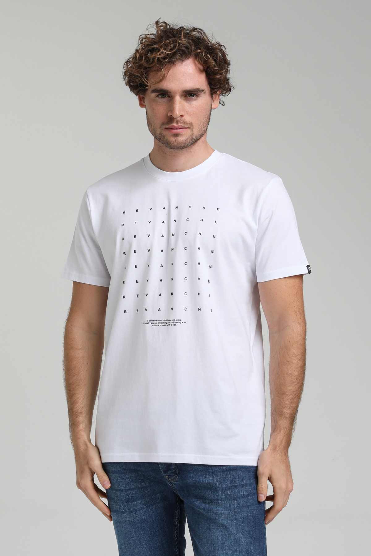 New World Polo Bisiklet Yaka Beyaz Slim Fit Tişört 23SSM20303