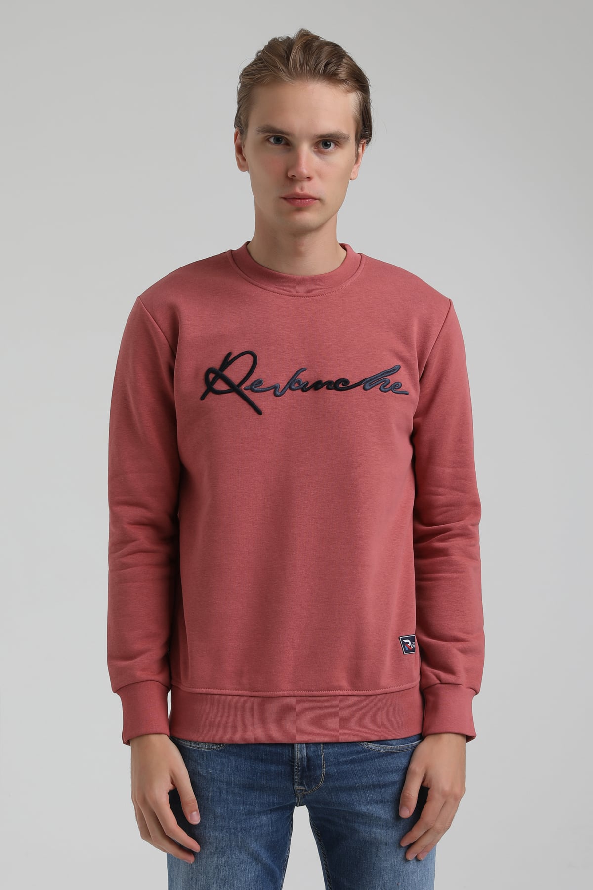 New World Polo Bisiklet Yaka Kestane Regular Sweatshirt 22FWM60128