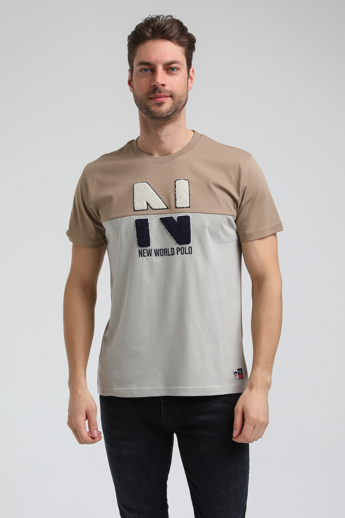 New World Polo Bisiklet Yaka Vizon Slim Fit Tişört 23SSM20316