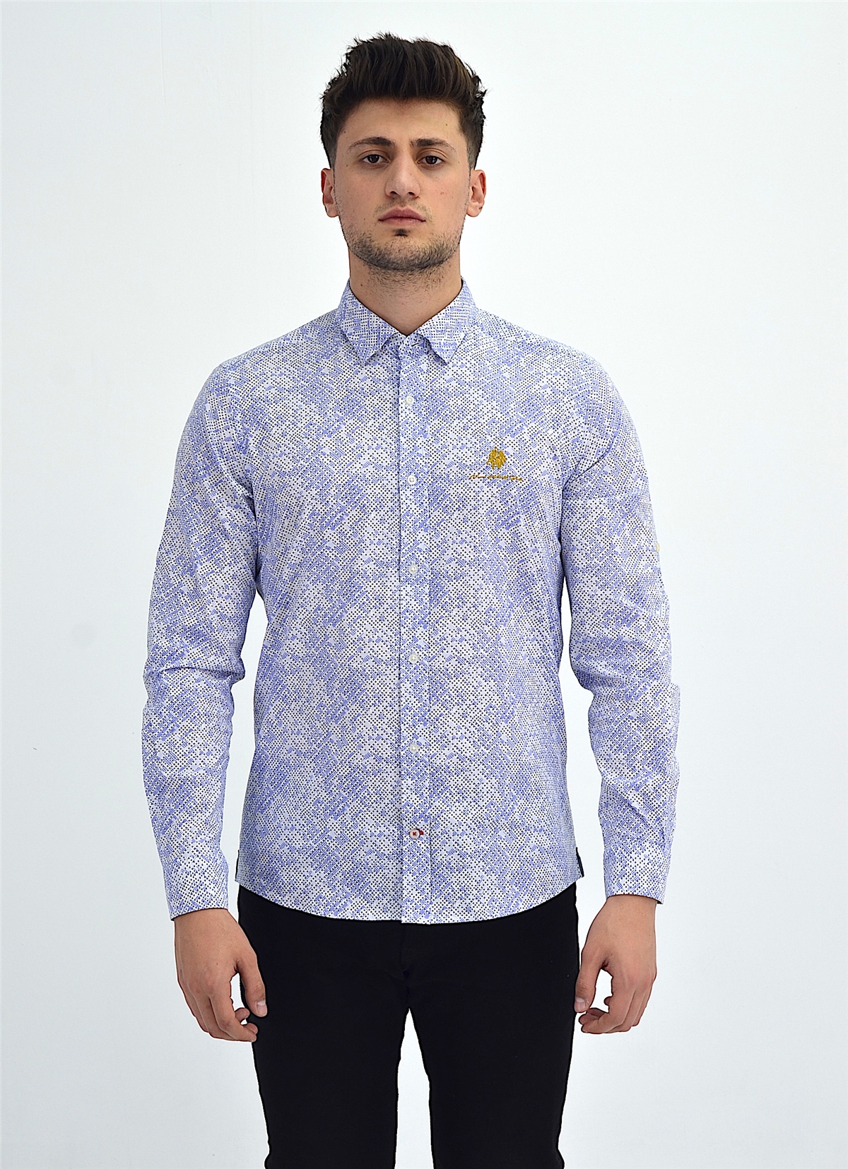 New World Polo Gömlek Beyaz Slim Fit  30022