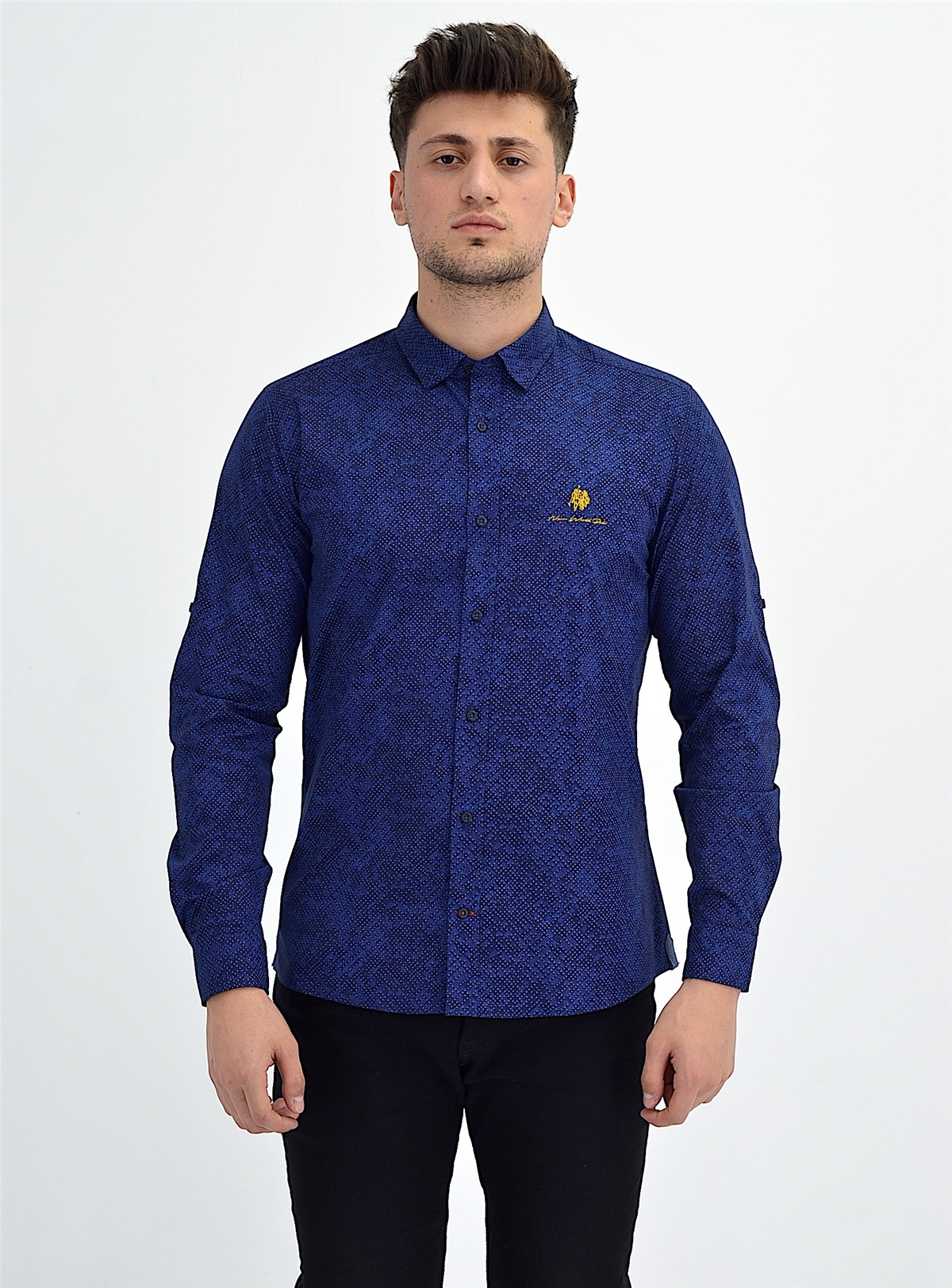 New World Polo Gömlek Saks Slim Fit  30022
