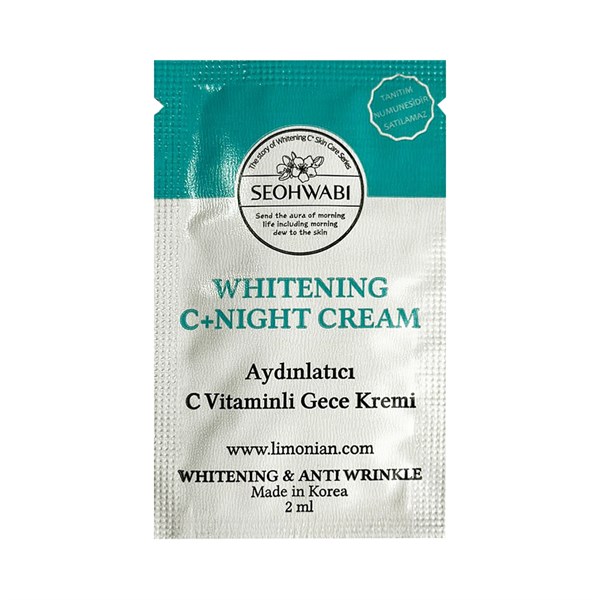 Seohwabi Whitening C+ Night Cream - Lekeli Ciltler İçin Aydınlatıcı Gece  Kremi 2 ml | Limonian
