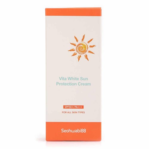 Seohwabi White Sun Protection Cream – Yüz İçin Güneş Kremi 60 ml Kutusu