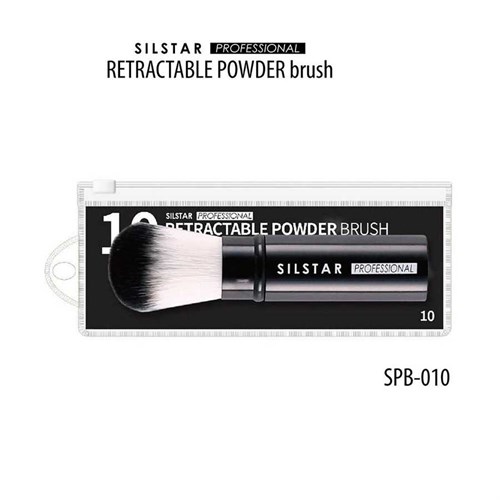 Silstar Retractable Powder Brush - Kapaklı Pudra Fırçası Paketi