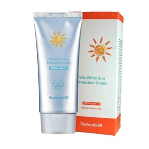 Seohwabi White Sun Protection Cream – Yüz İçin Güneş Kremi 60 ml Kutusu ve Ürün