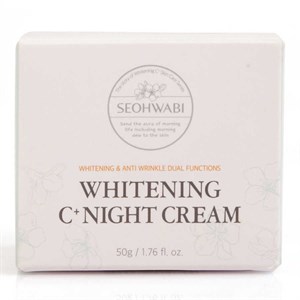 Seohwabi Whitening C+ Night Cream - Lekeli Ciltler İçin Aydınlatıcı Gece Kremi Kutusu