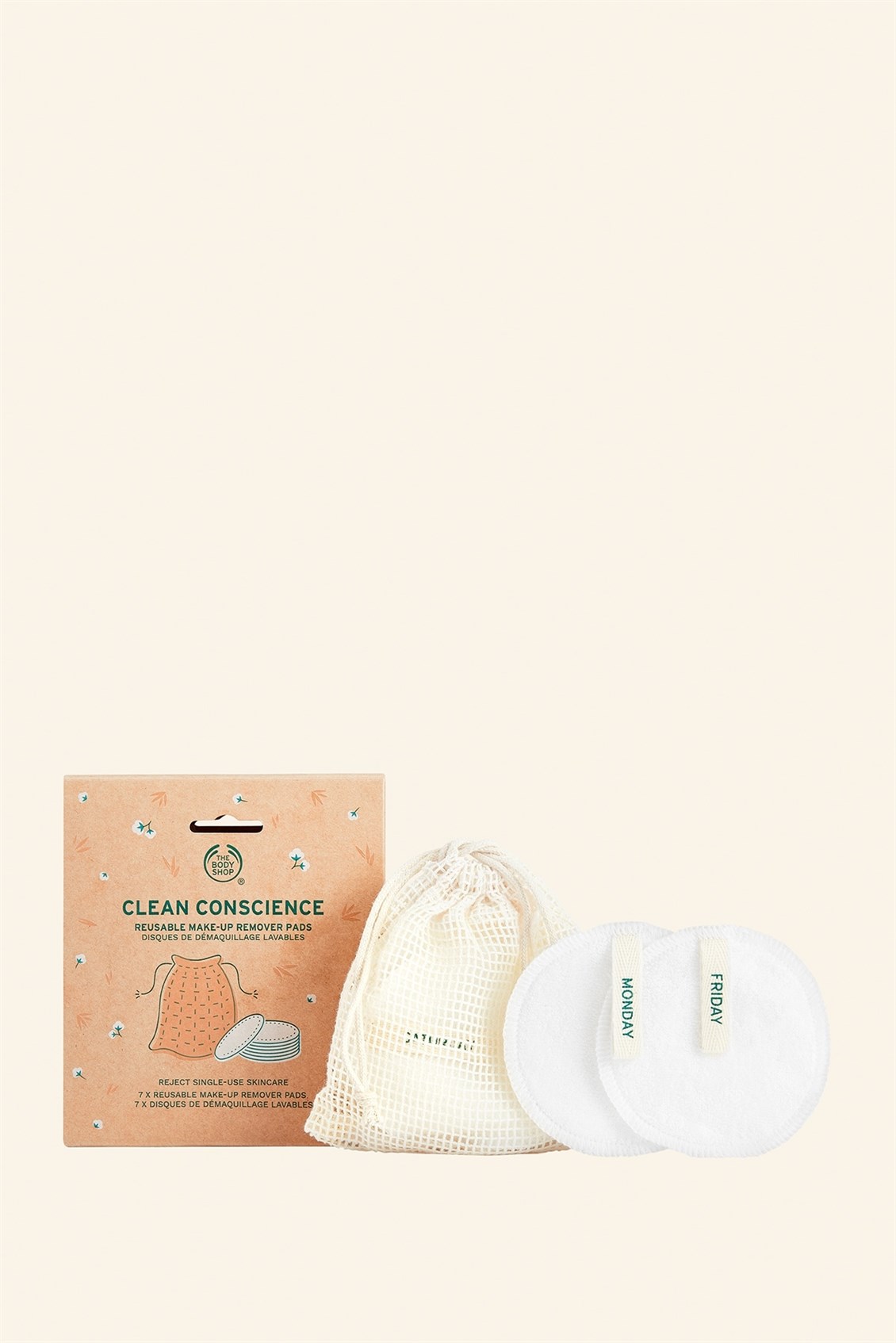 Clean Conscious Yıkanabilir Pamuk Seti | The Body Shop