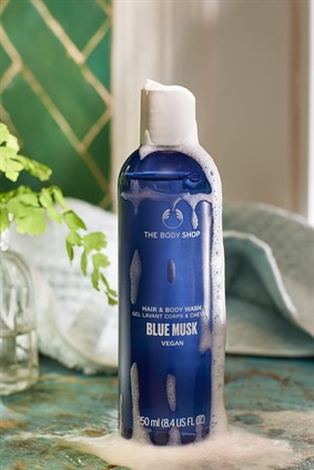BME HAIR & BODY WASH BLUE MUSK 250ML A0X
