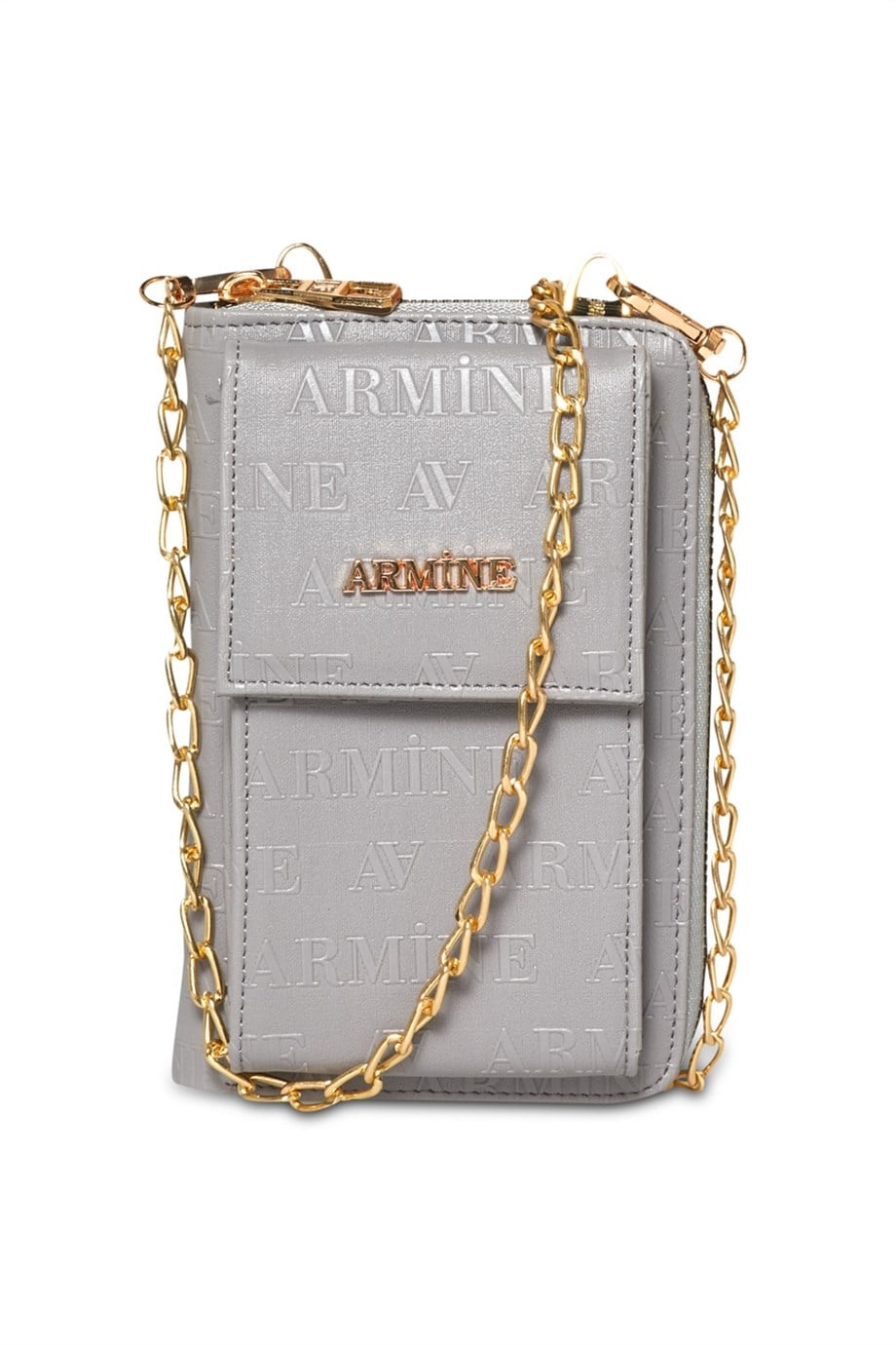 Armine Gri Lazer Çanta 265