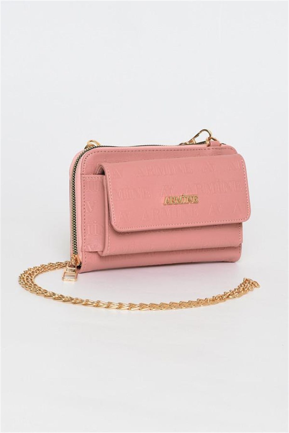Armine Gül Kurusu Monogram Baskılı Çanta 324 
