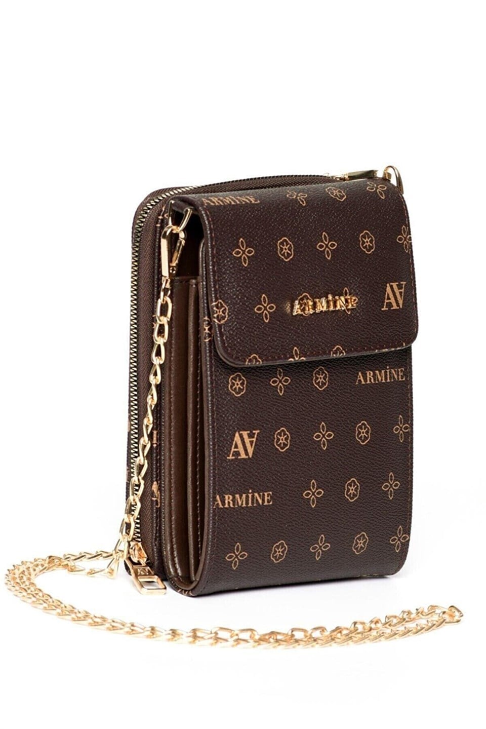 Armine Kahverengi Baskılı Çanta 266
