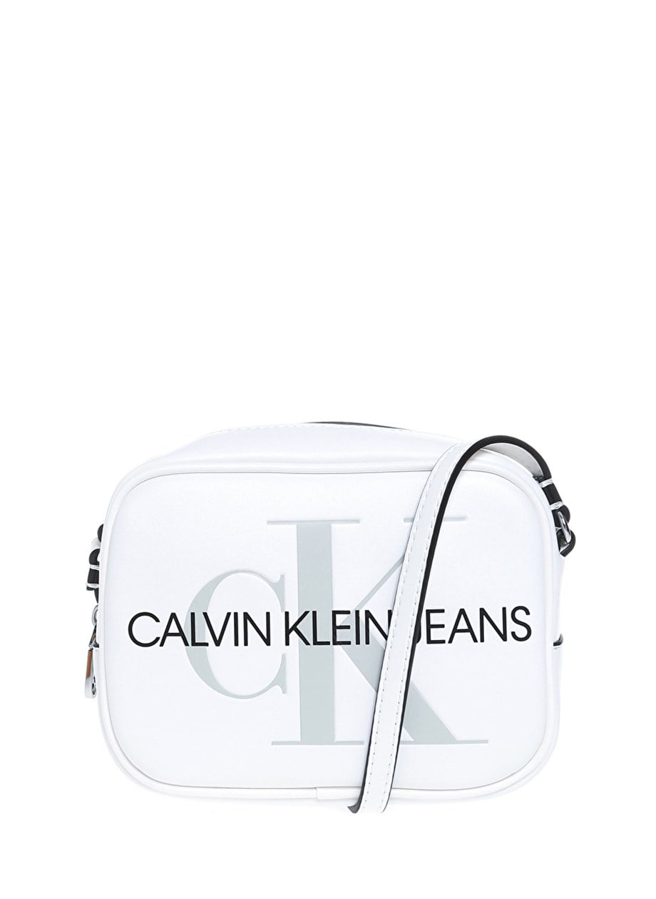 Calvin Klein Beyaz Kadın Çapraz Çanta