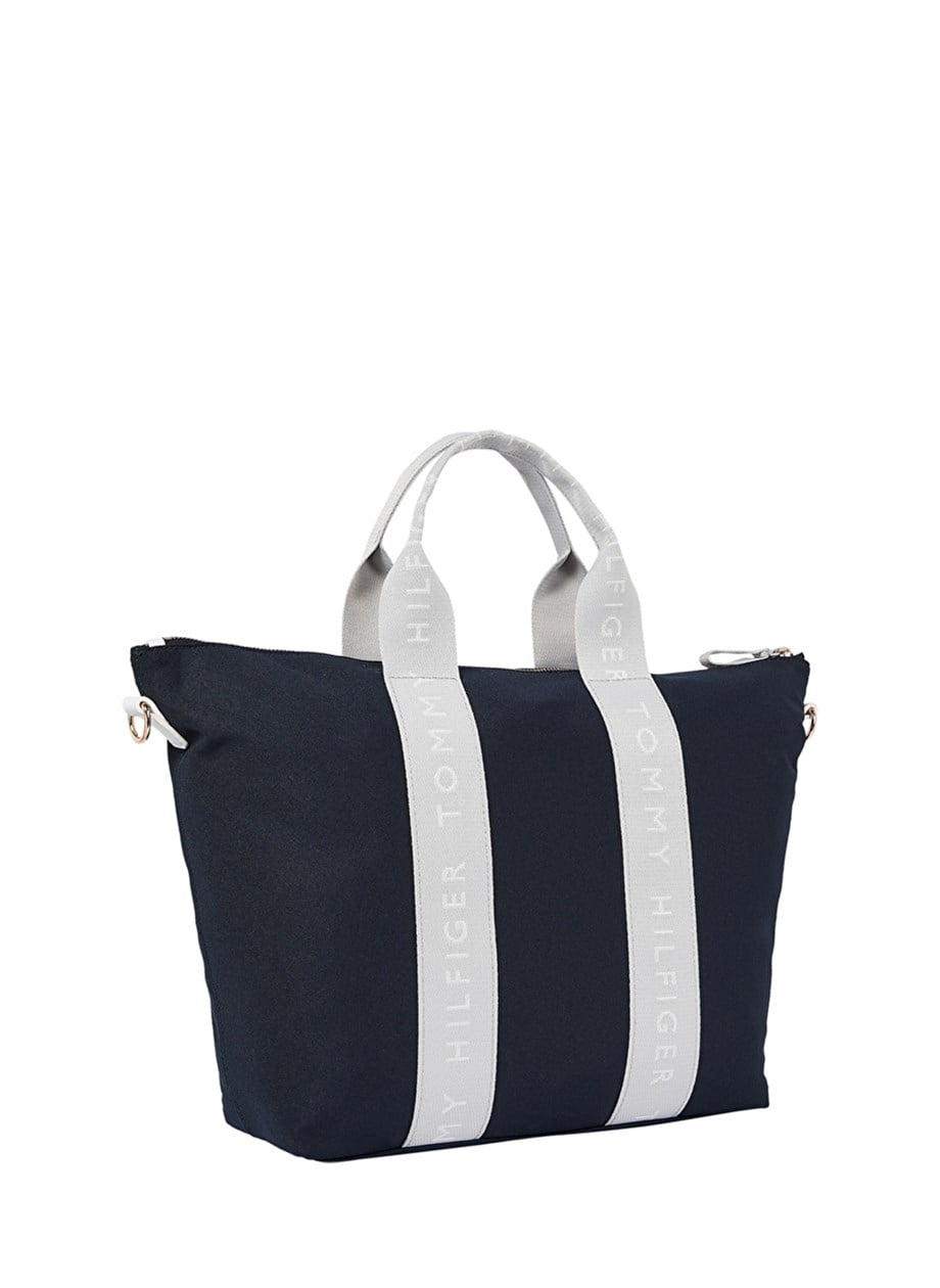 Tommy Hilfiger Lacivert Kadın Tote Çanta