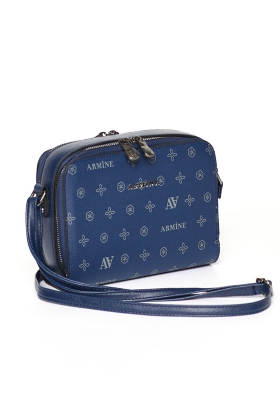 Armine Lacivert Baskılı Çanta 228