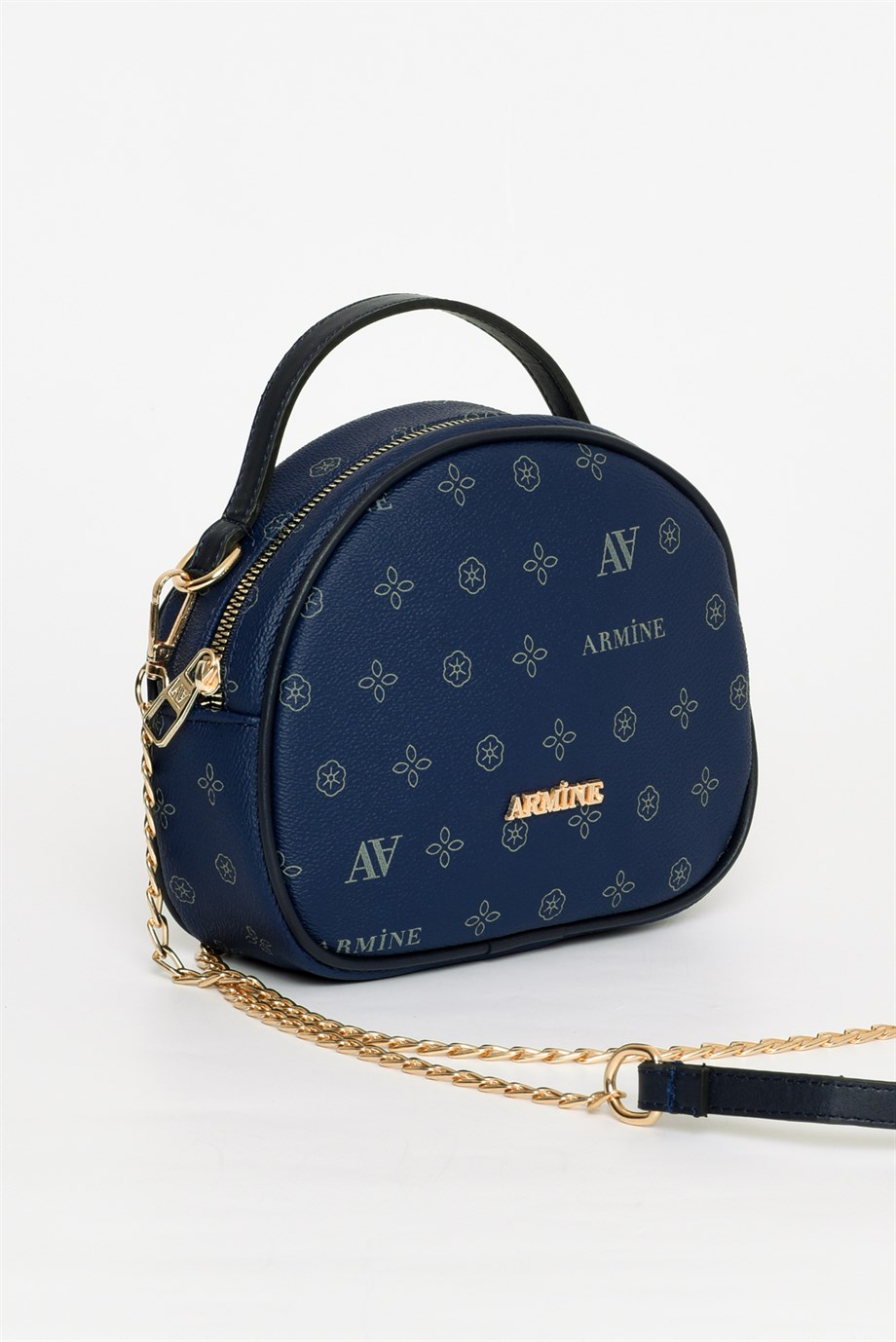 Armine Lacivert Baskılı Çanta 306