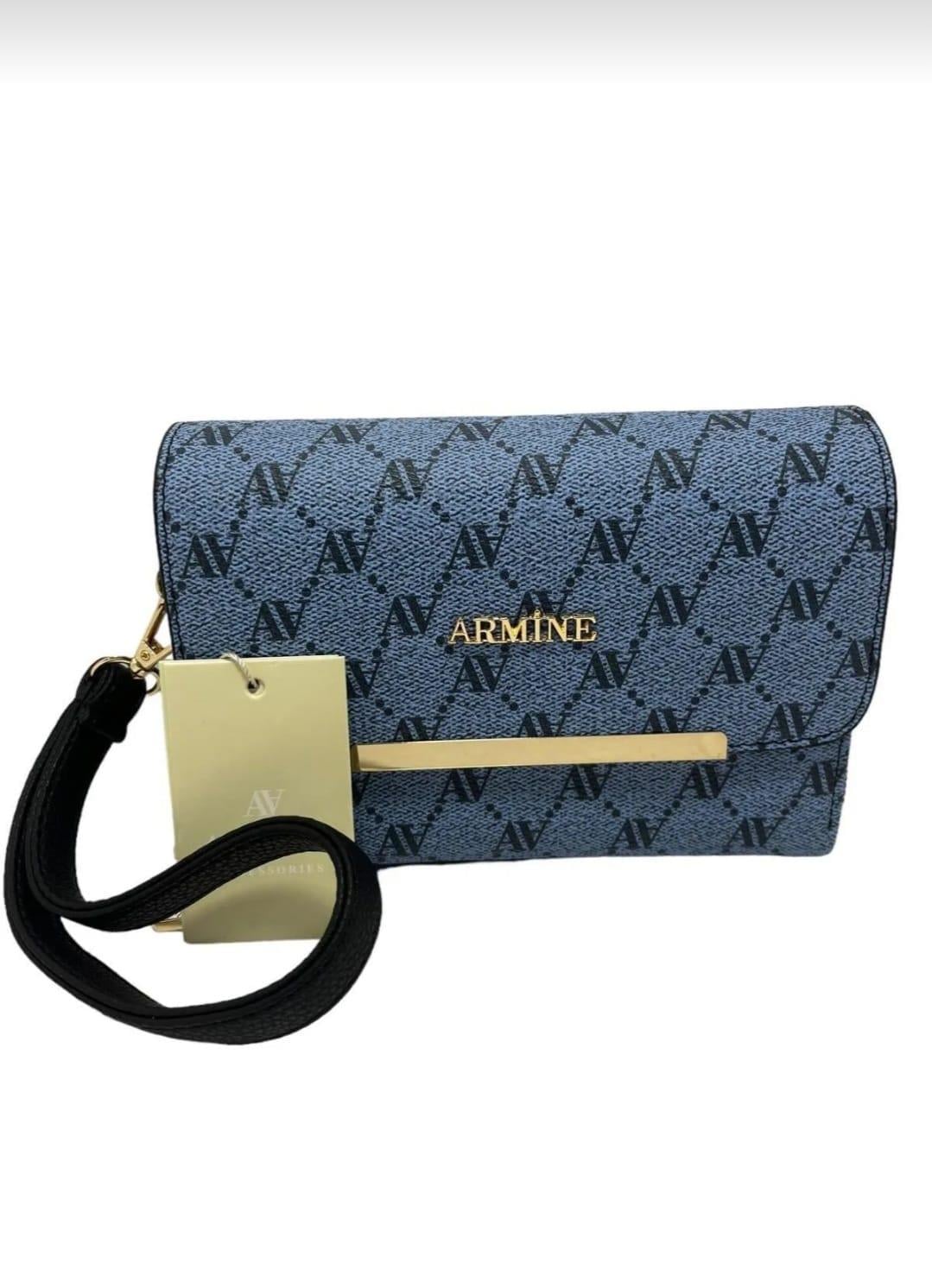 Armine Mavi Noktalı Çanta 381