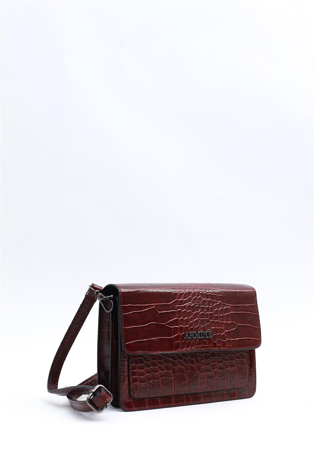 Armine Outlet Bordo Croco Çanta 299