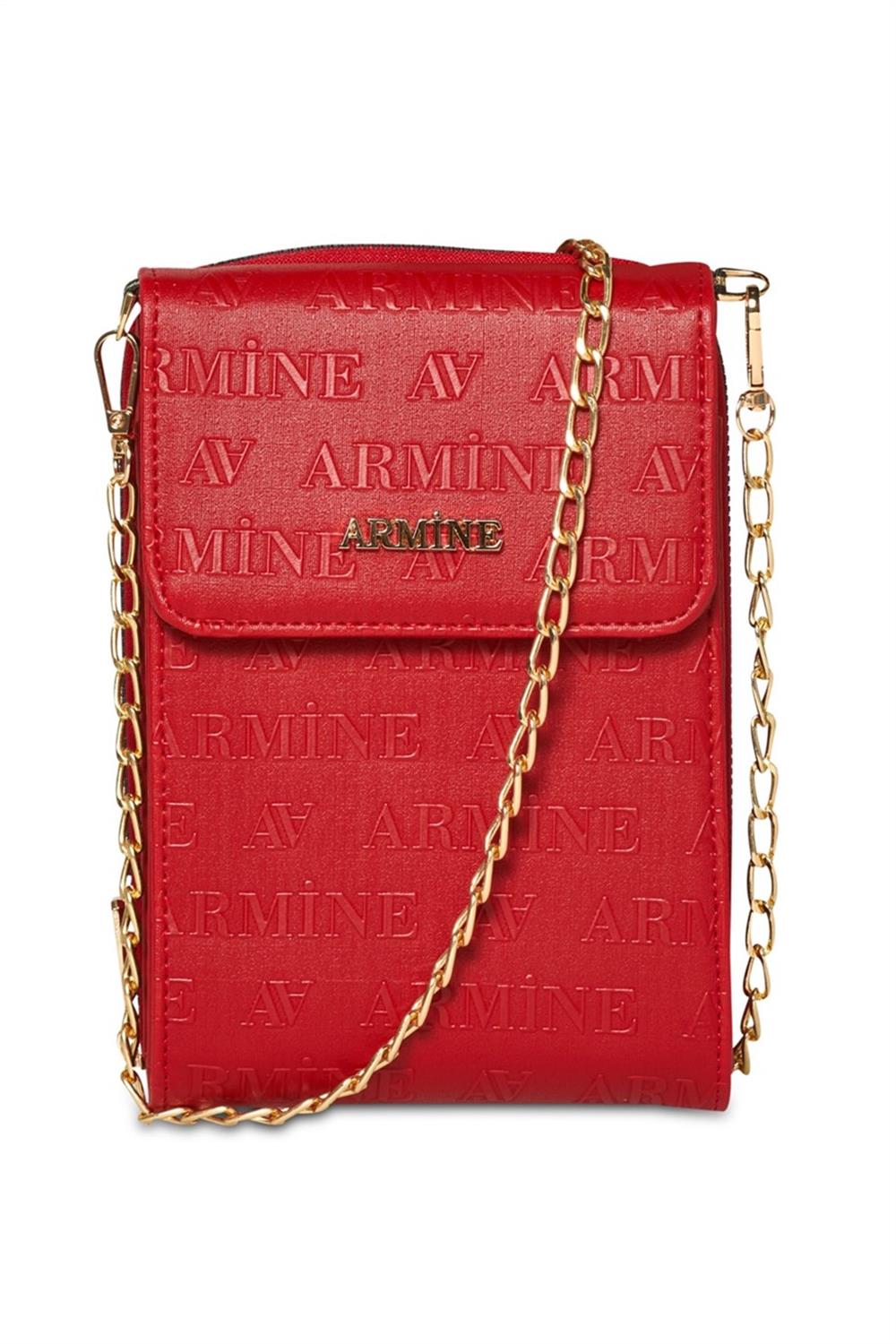 Armine Outlet Kırmızı Lazer Çanta 266