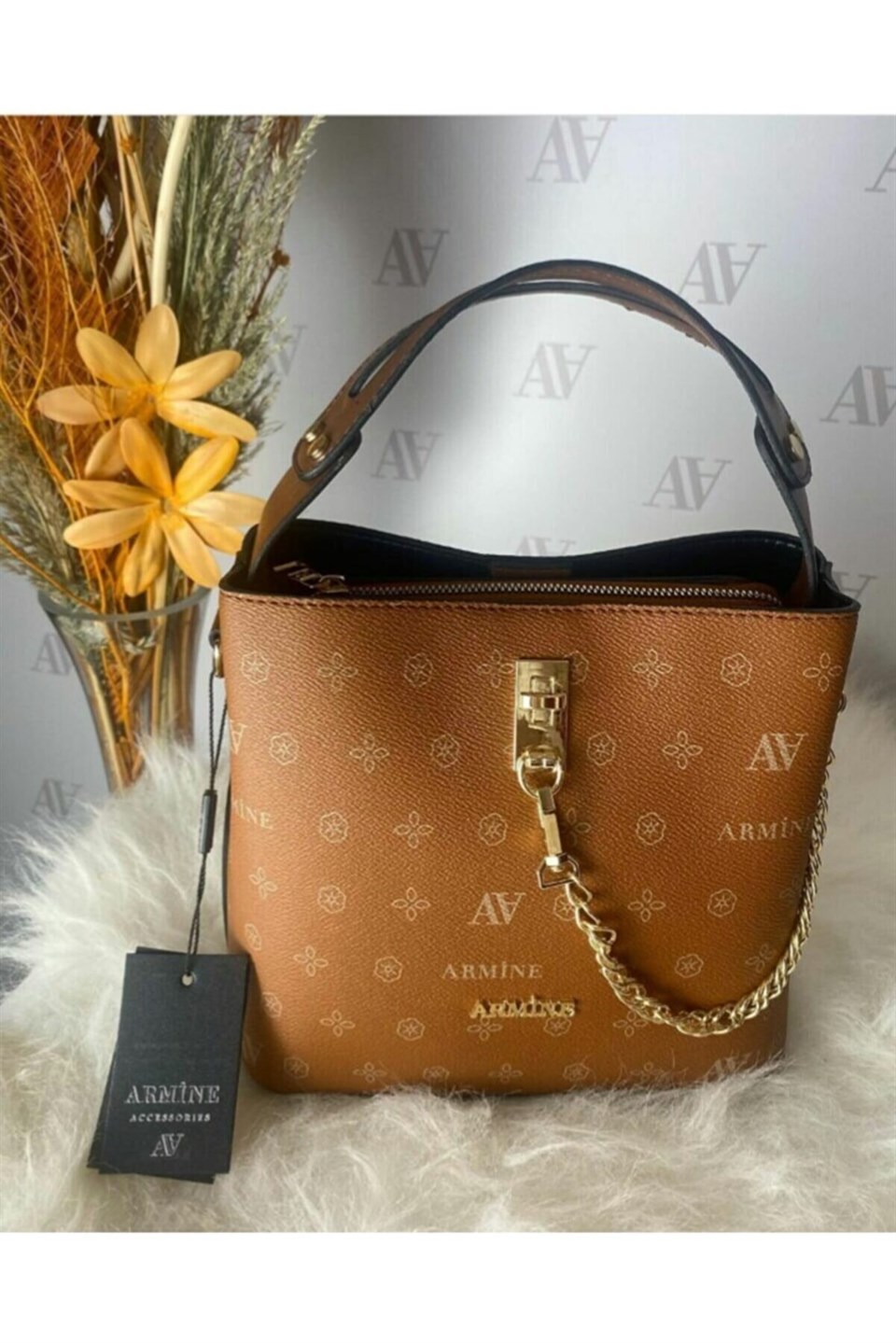 Armine Taba Baskılı Çanta 222