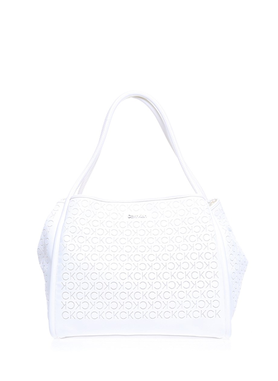 Calvin Klein Beyaz KadınTote Çanta
