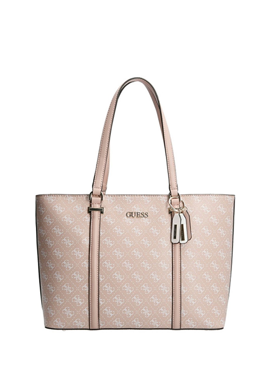 Guess Pembe Fermuarlı Kadın Omuz Çantası