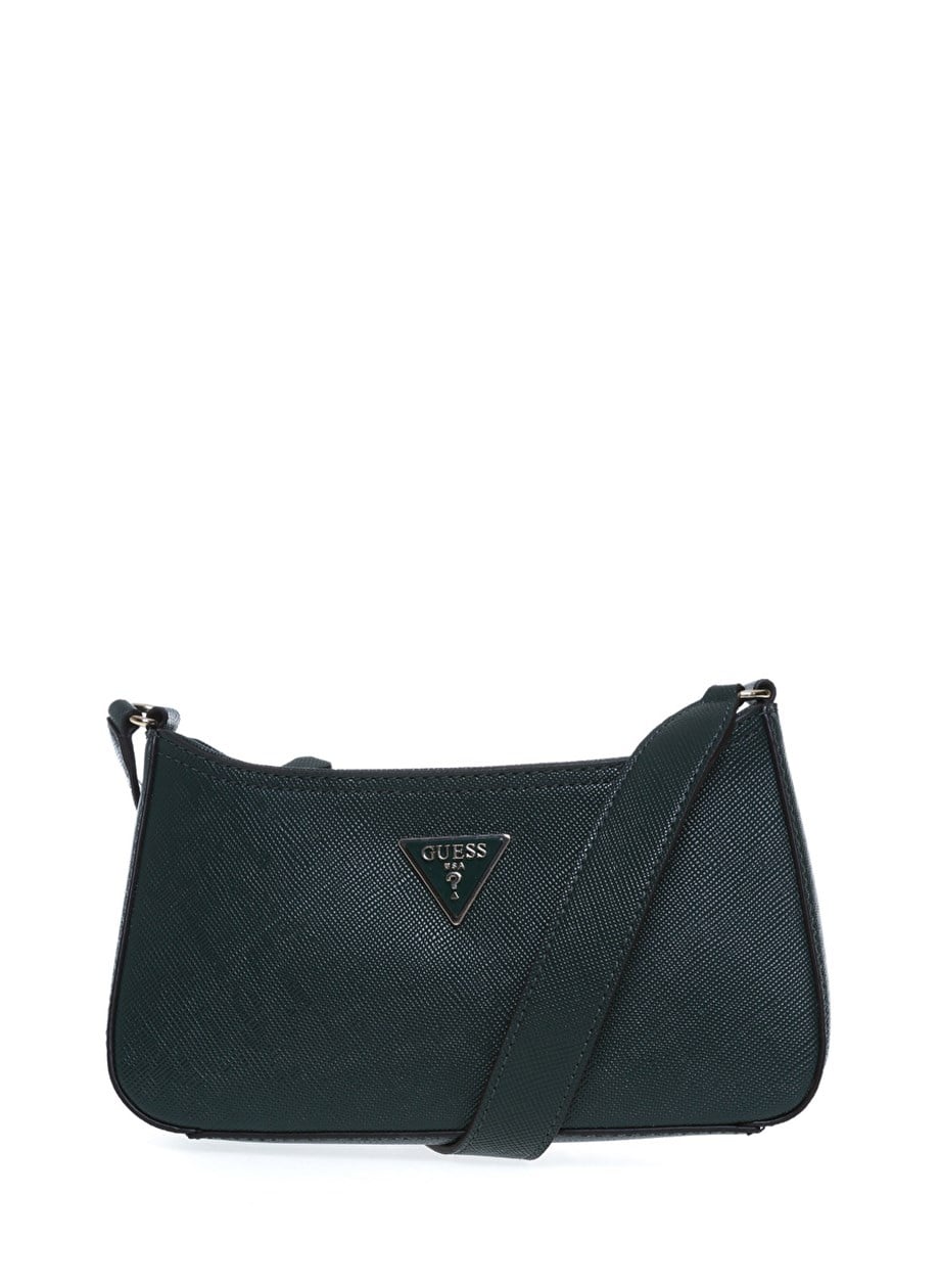 Guess Yeşil Kadın Fermuarlı Omuz Çantası