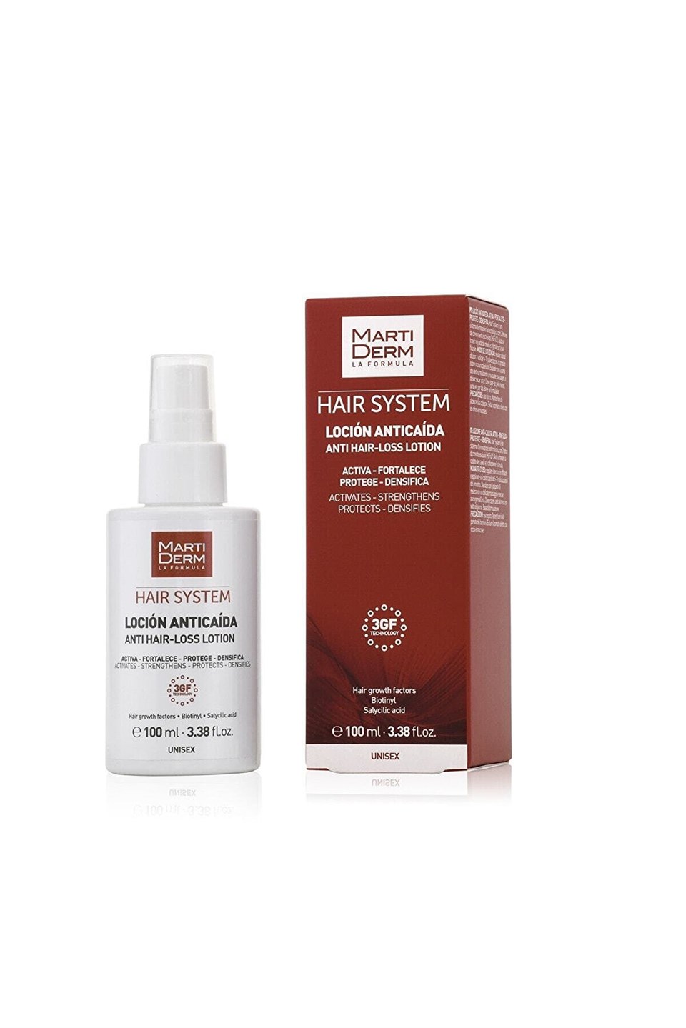 Martiderm Saç Dökülmesini Önleyici Losyon - Hair System Locion Anticaida Unisex 100 ml