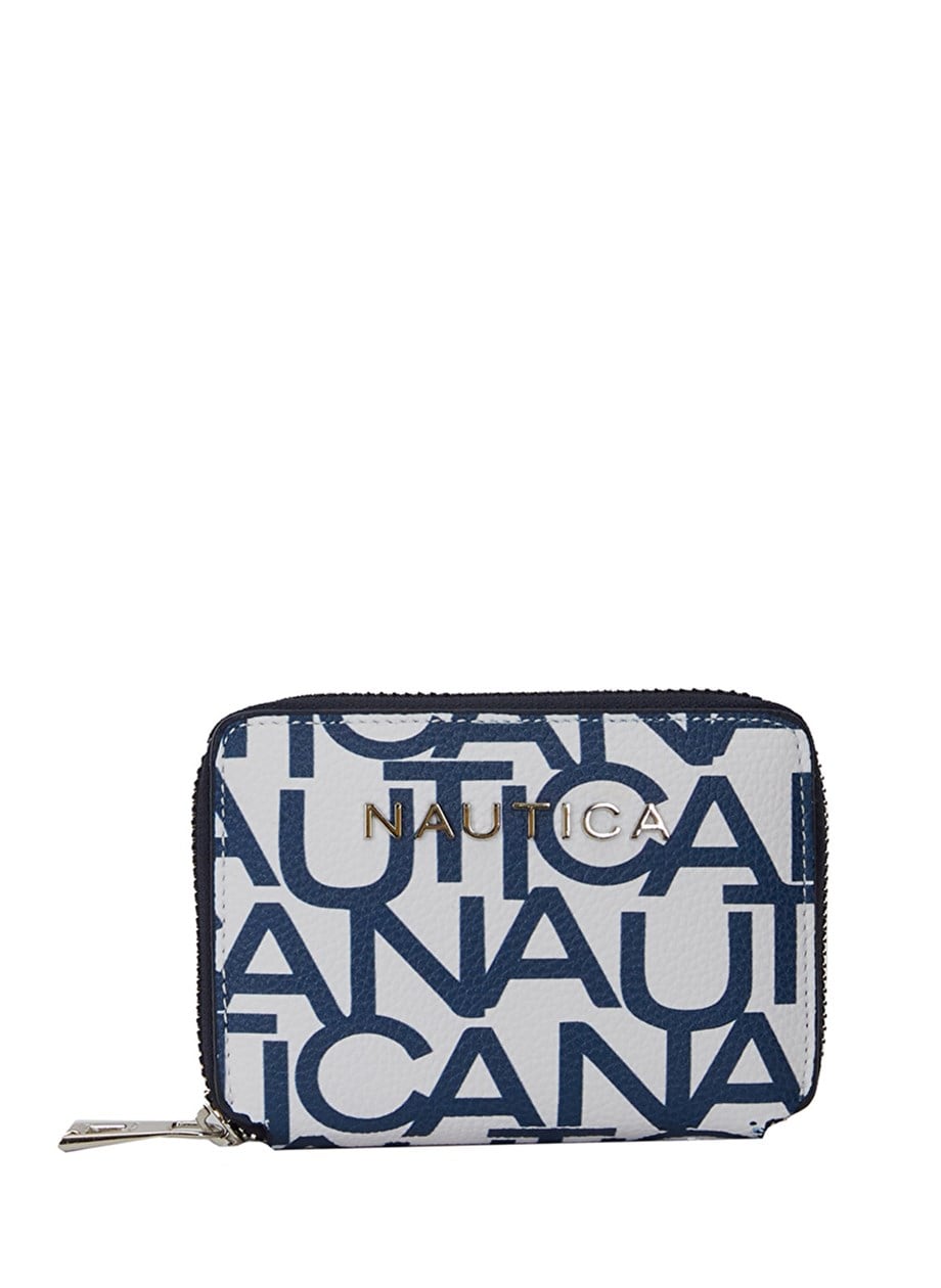 Nautica Lacivert - Beyaz Kadın Cüzdan