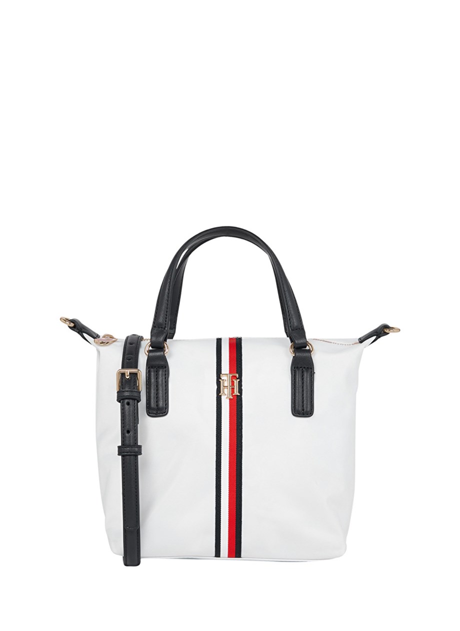 Tommy Hilfiger Beyaz Kadın Tote Çanta
