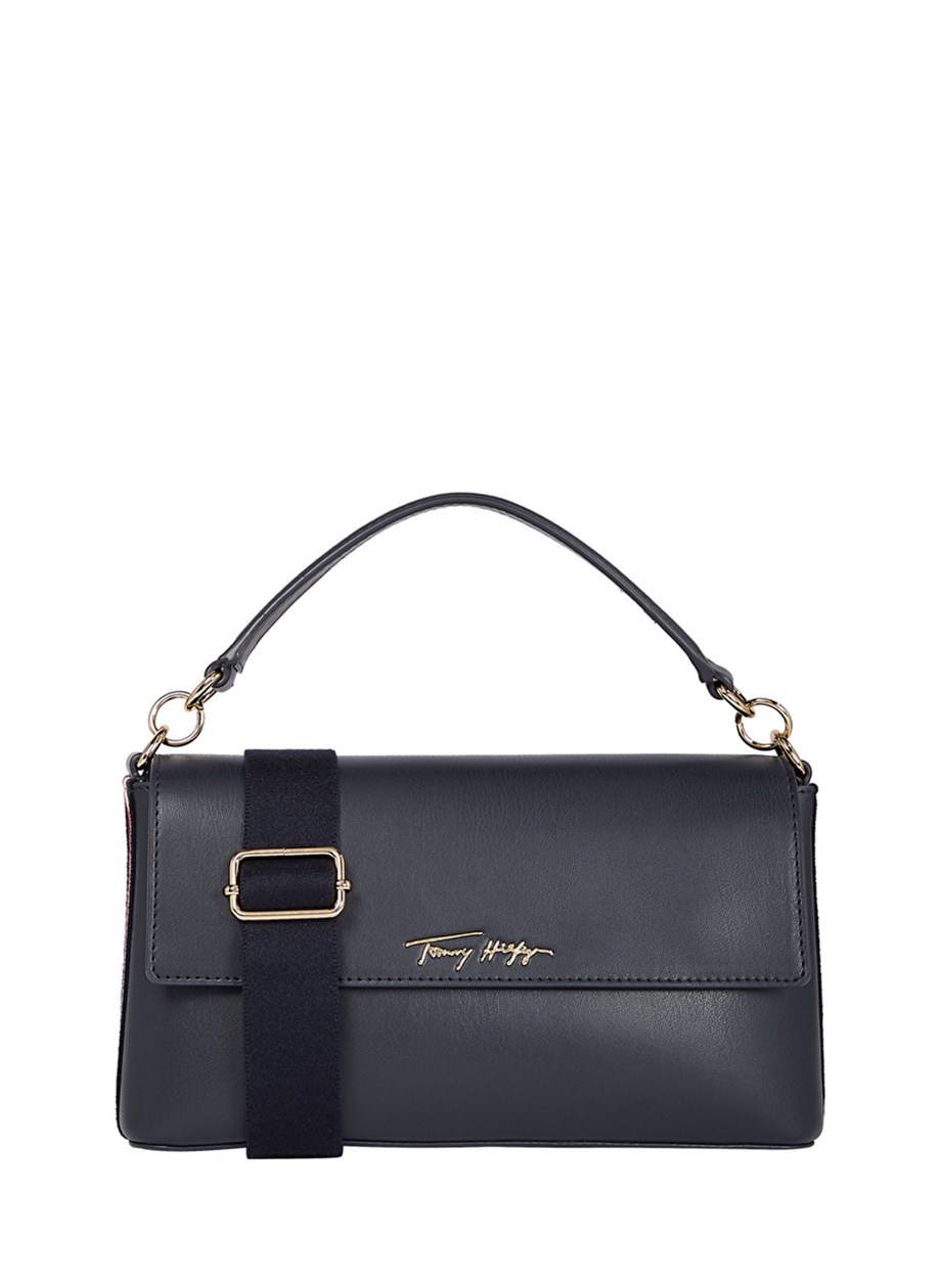 Tommy Hilfiger Lacivert Kadın Hobo Çanta