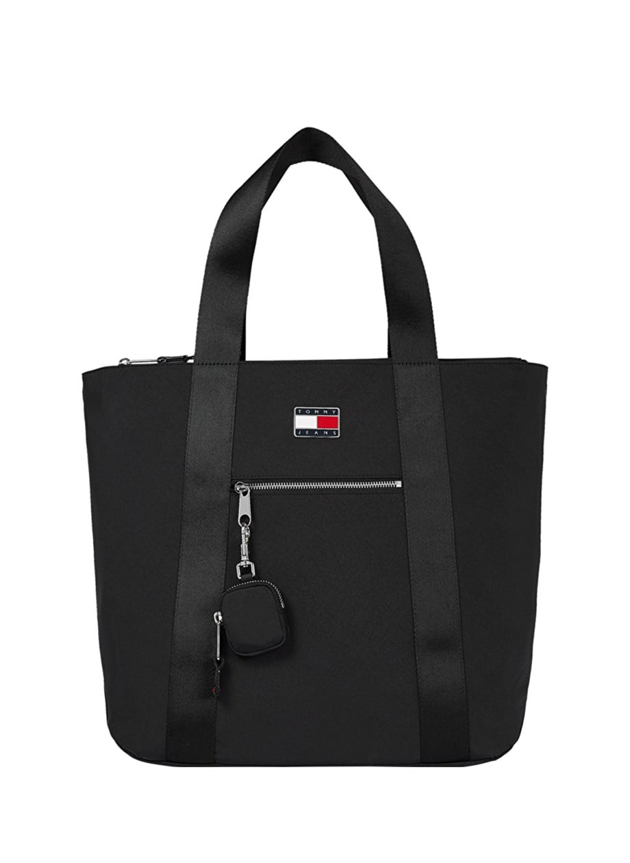 Tommy Hilfiger Siyah Kadın Tote Çanta