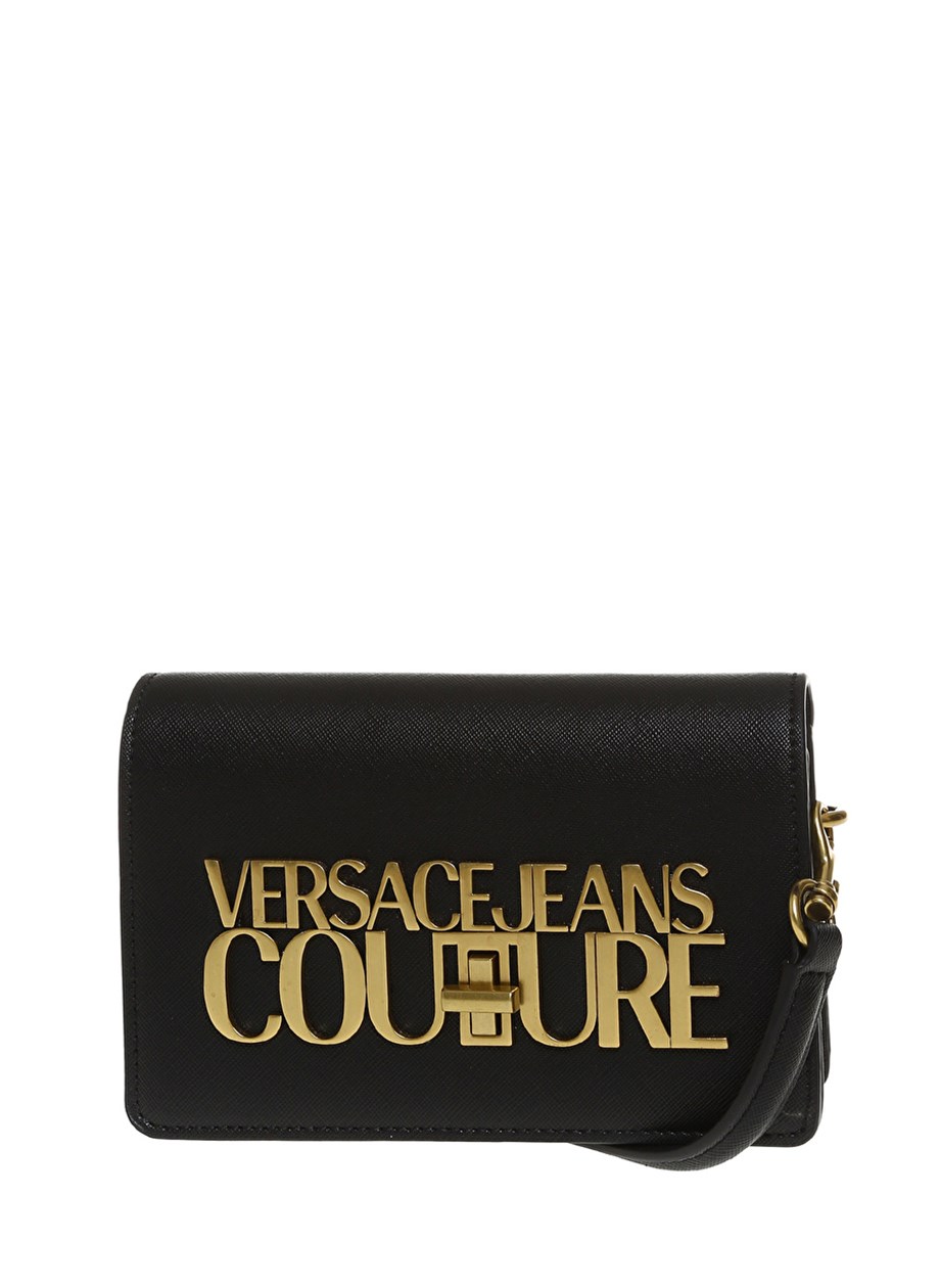 Versace Jeans Siyah Kadın Kilitli El Çantası 