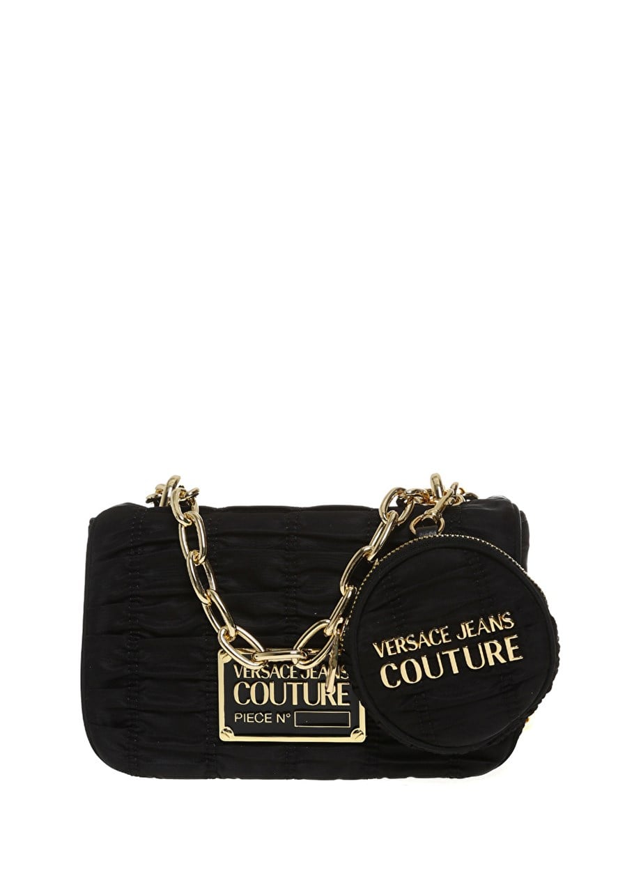 Versace Jeans Siyah Kadın Mıknatıslı Çapraz Çanta
