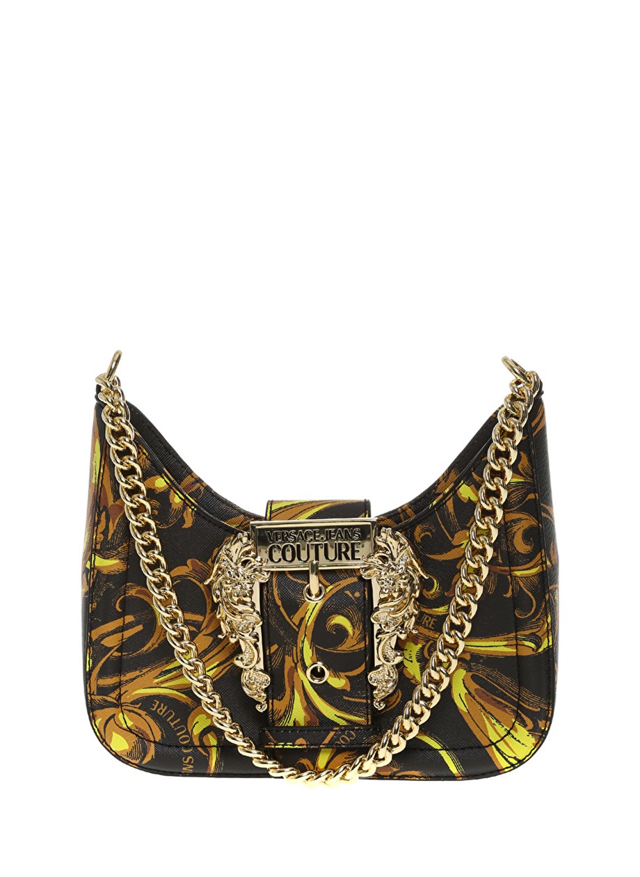 Versace Jeans Siyah Kadın Mıknatıslı Omuz Çantası