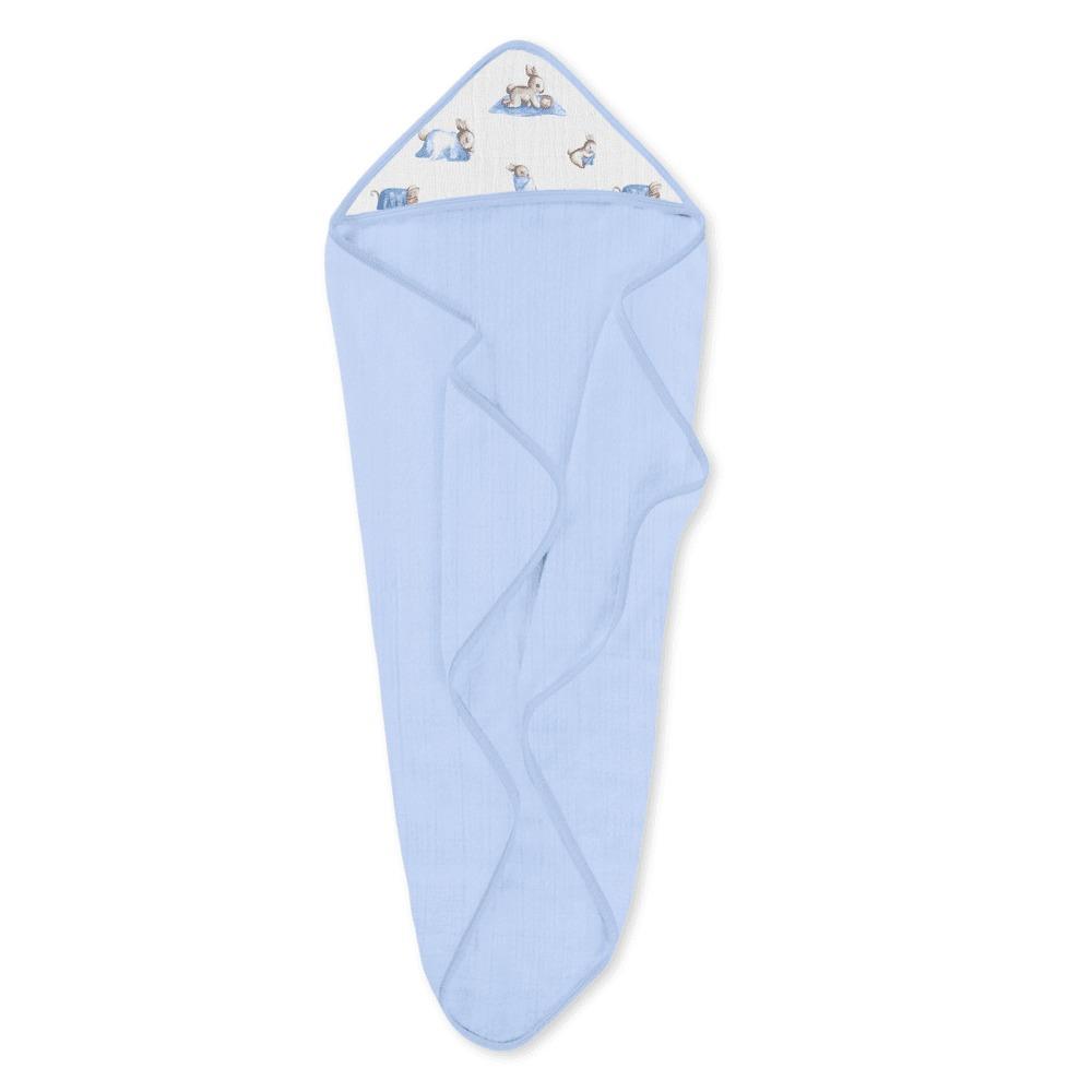 Deux Lapins Bébé Lapin Müslin Kurulanma Örtüsü