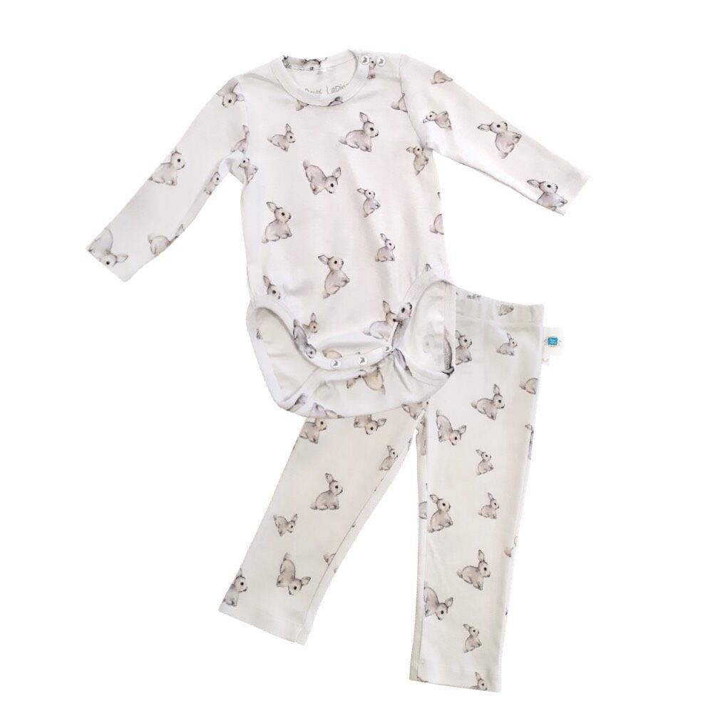 Deux Lapins Bebek Body & Patiksiz Alt – 2li Set