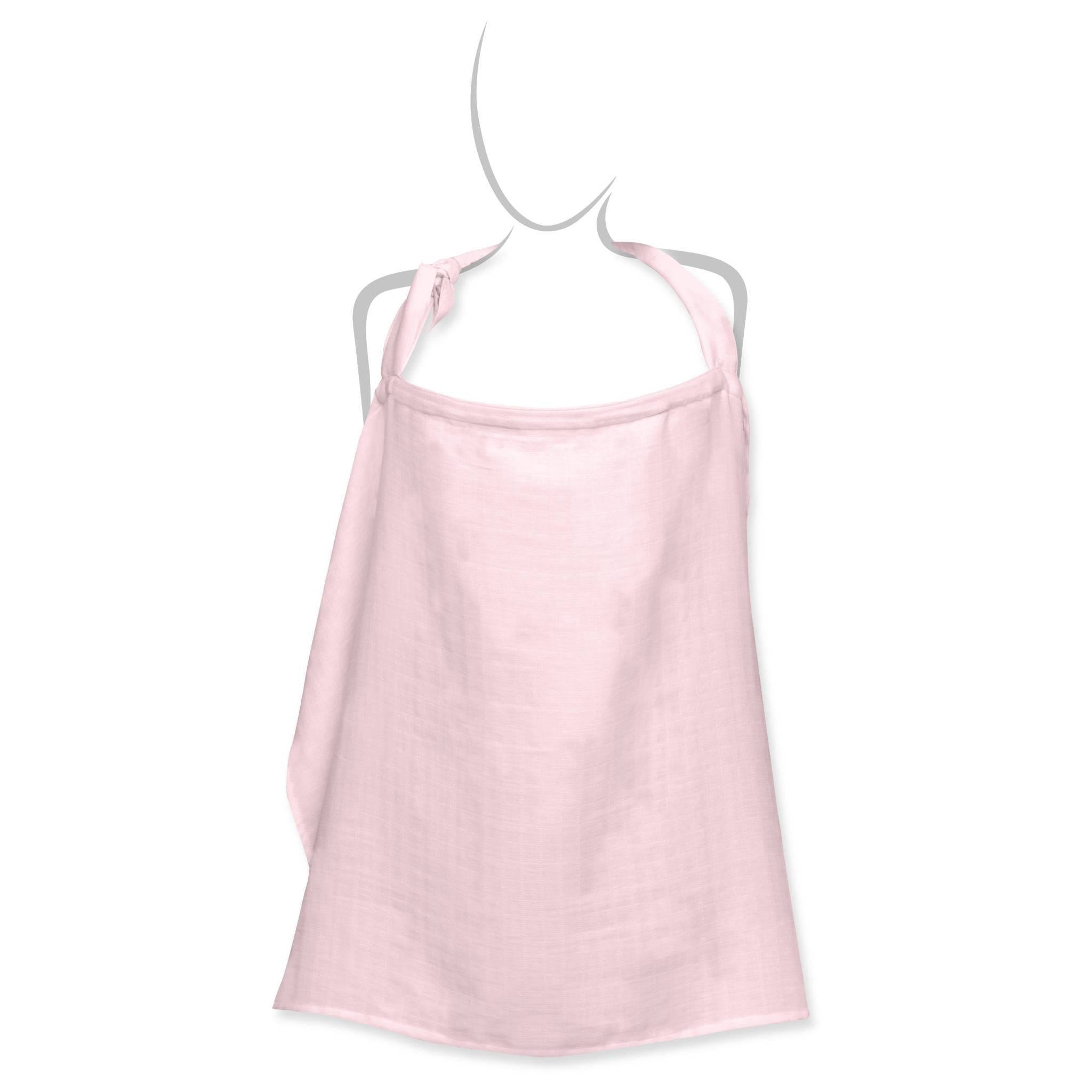Deux Lapins Innocent Pink Müslin Bebek Emzirme Önlüğü