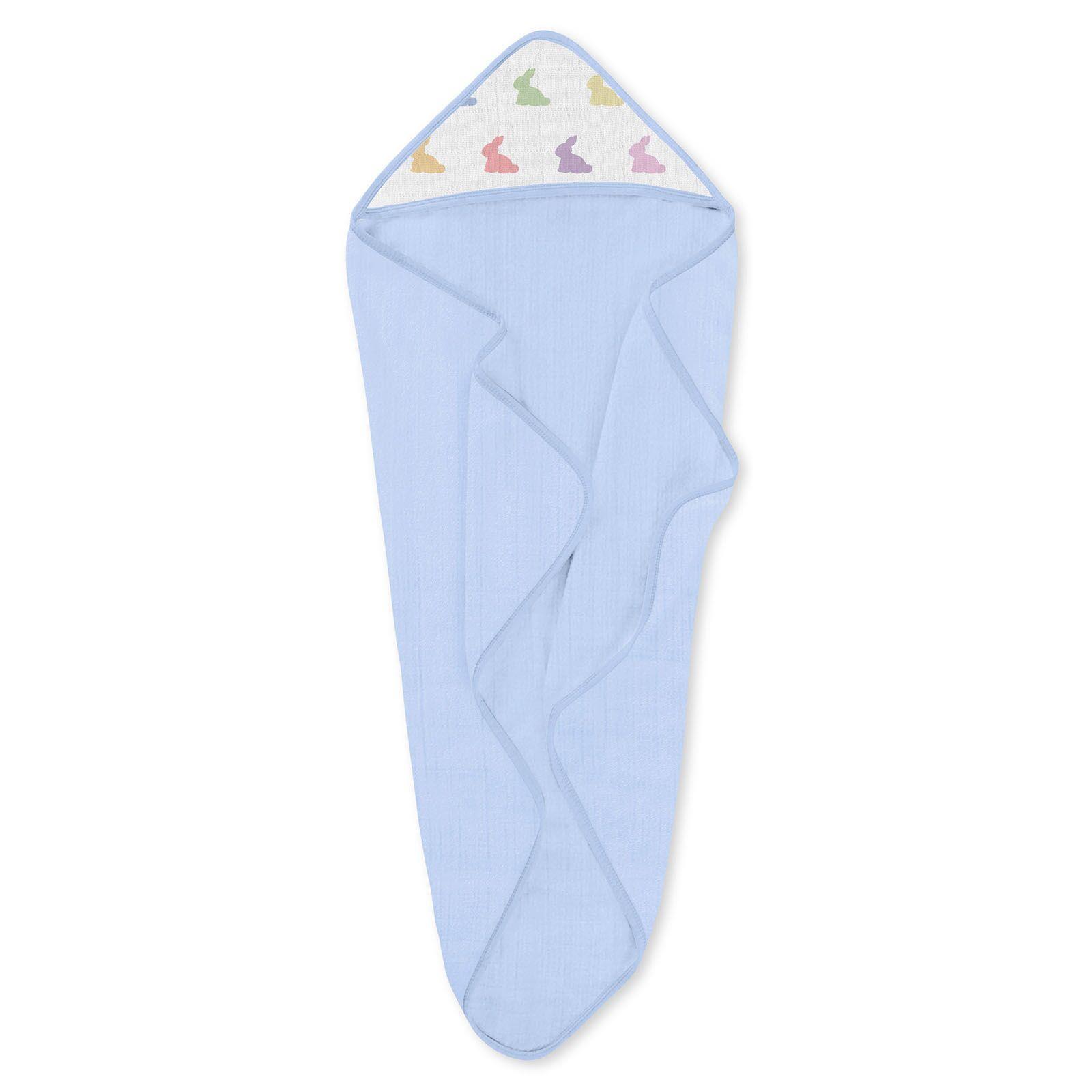 Deux Lapins Rainbow Lapin Blue Müslin Kurulanma Örtüsü