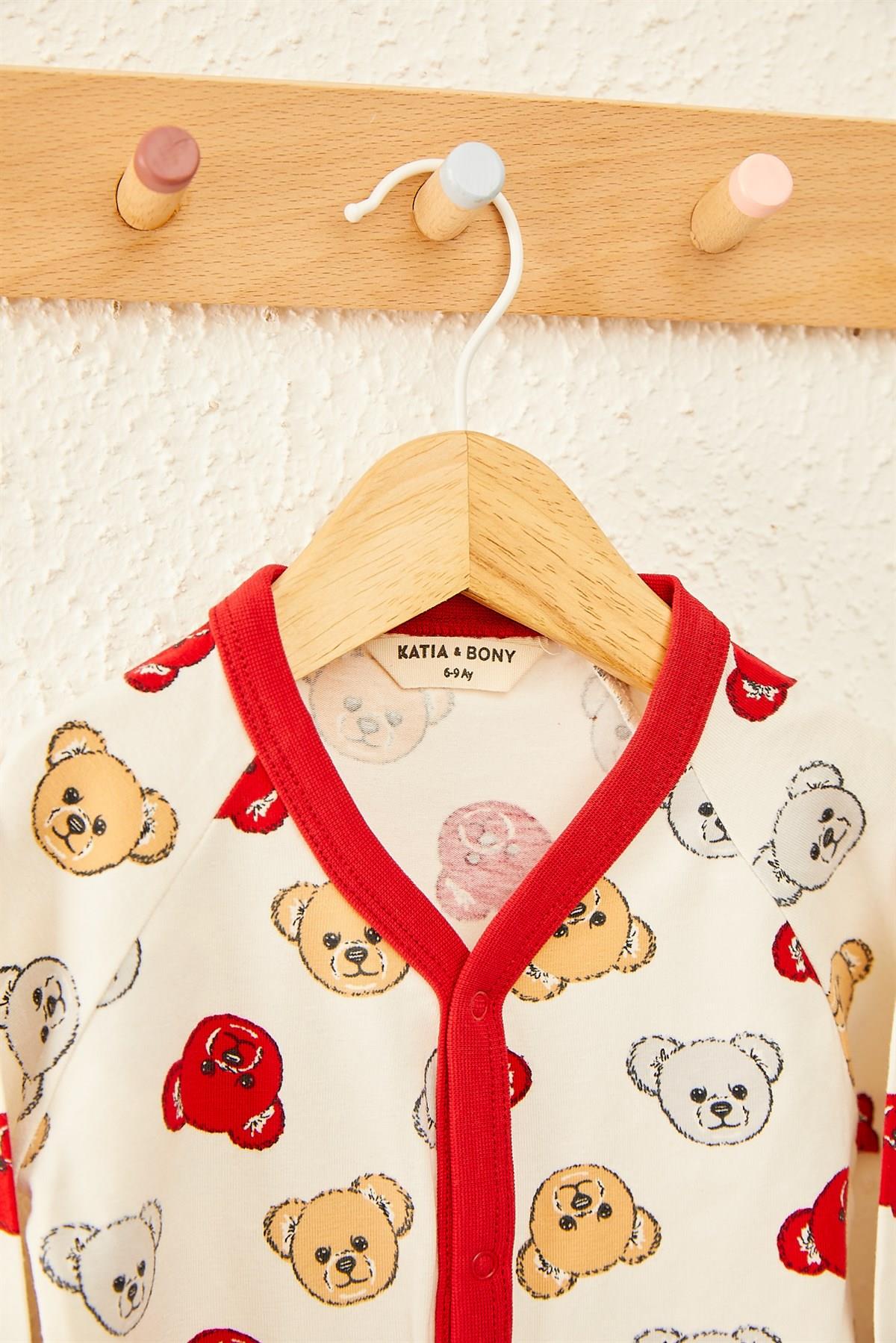 Katia And Bony Yeniyıl Ginger Erkek Çocuk Pijama Takımı - Yeşil