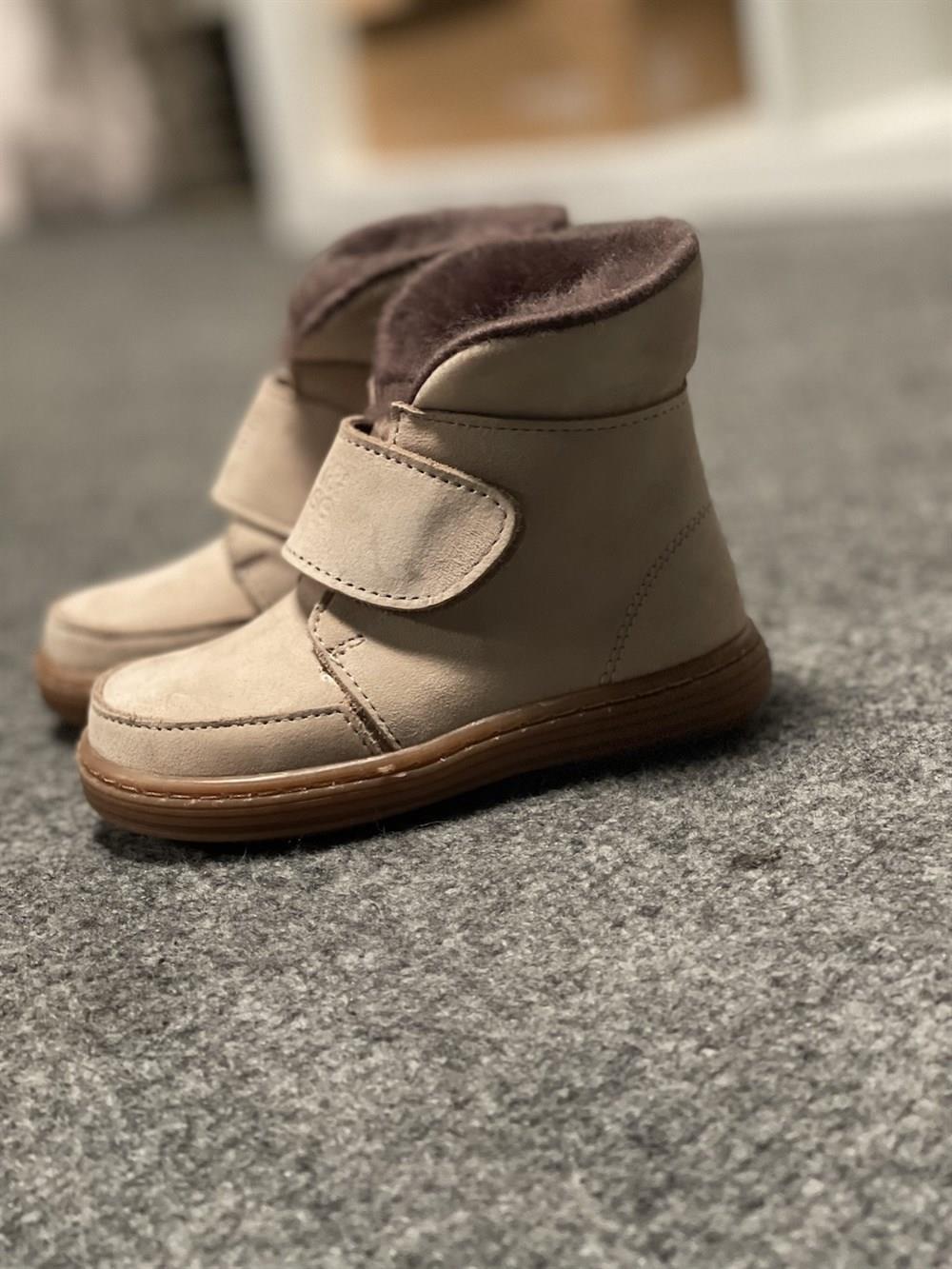 Merli&Rose Nordic Nubuk Kürklü Bot | Krem