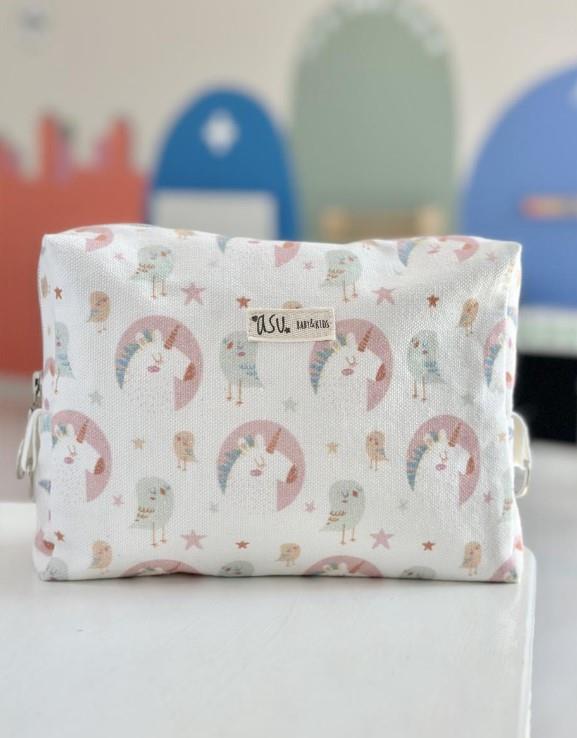 Asu Baby&Kids Unicornbird Organik Pamuk Su geçirmez Çanta