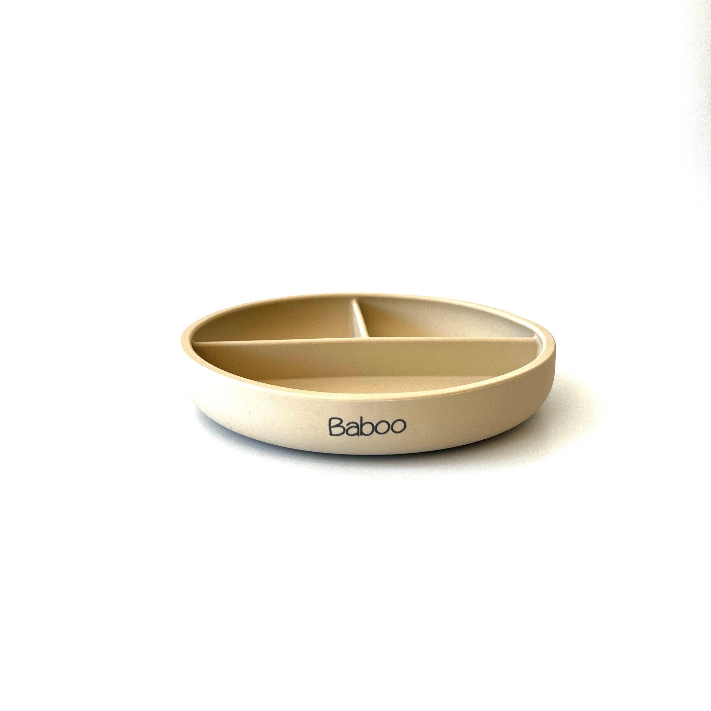 Baboo Bölmeli Tabak - Krem