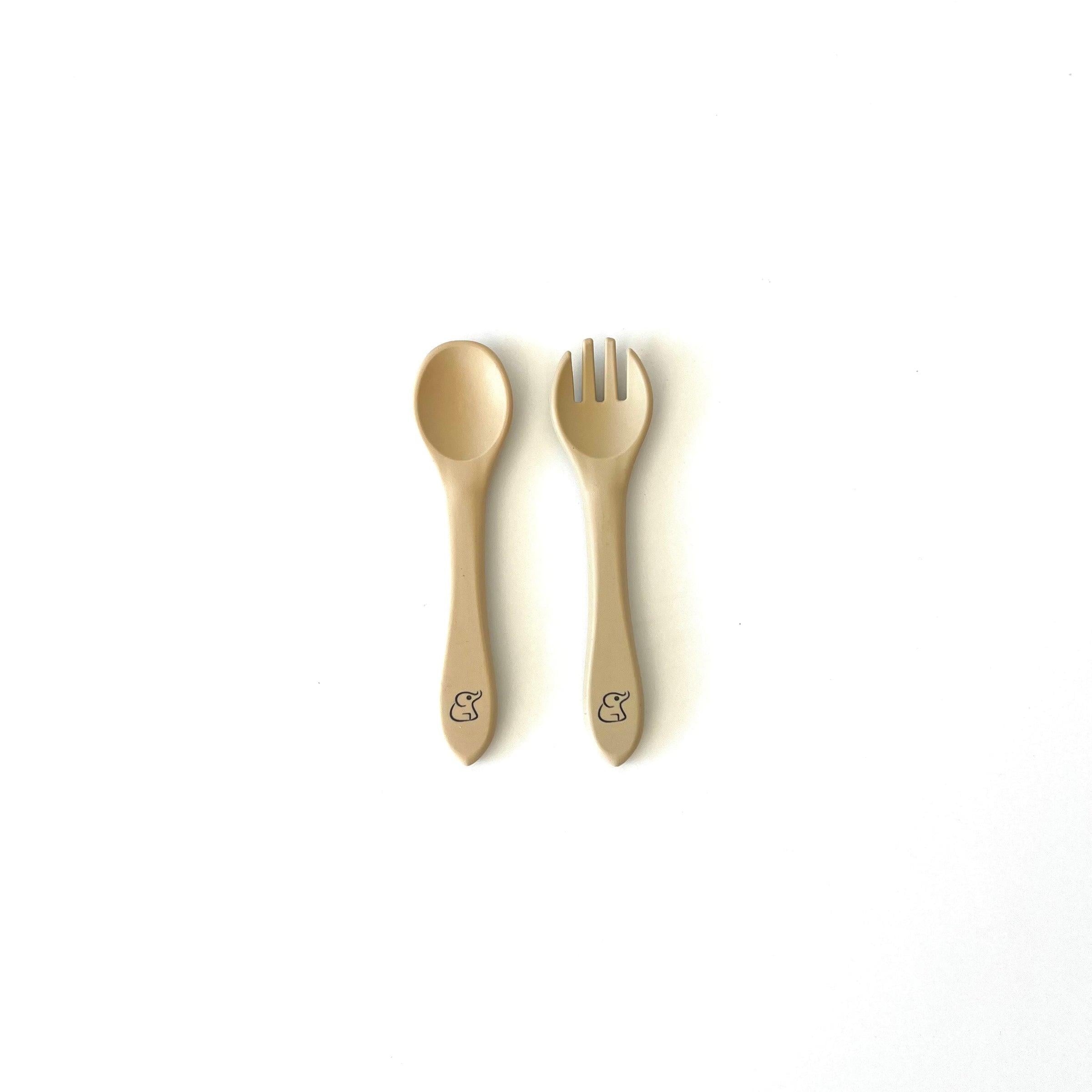 Baboo Kaşık Çatal - Krem