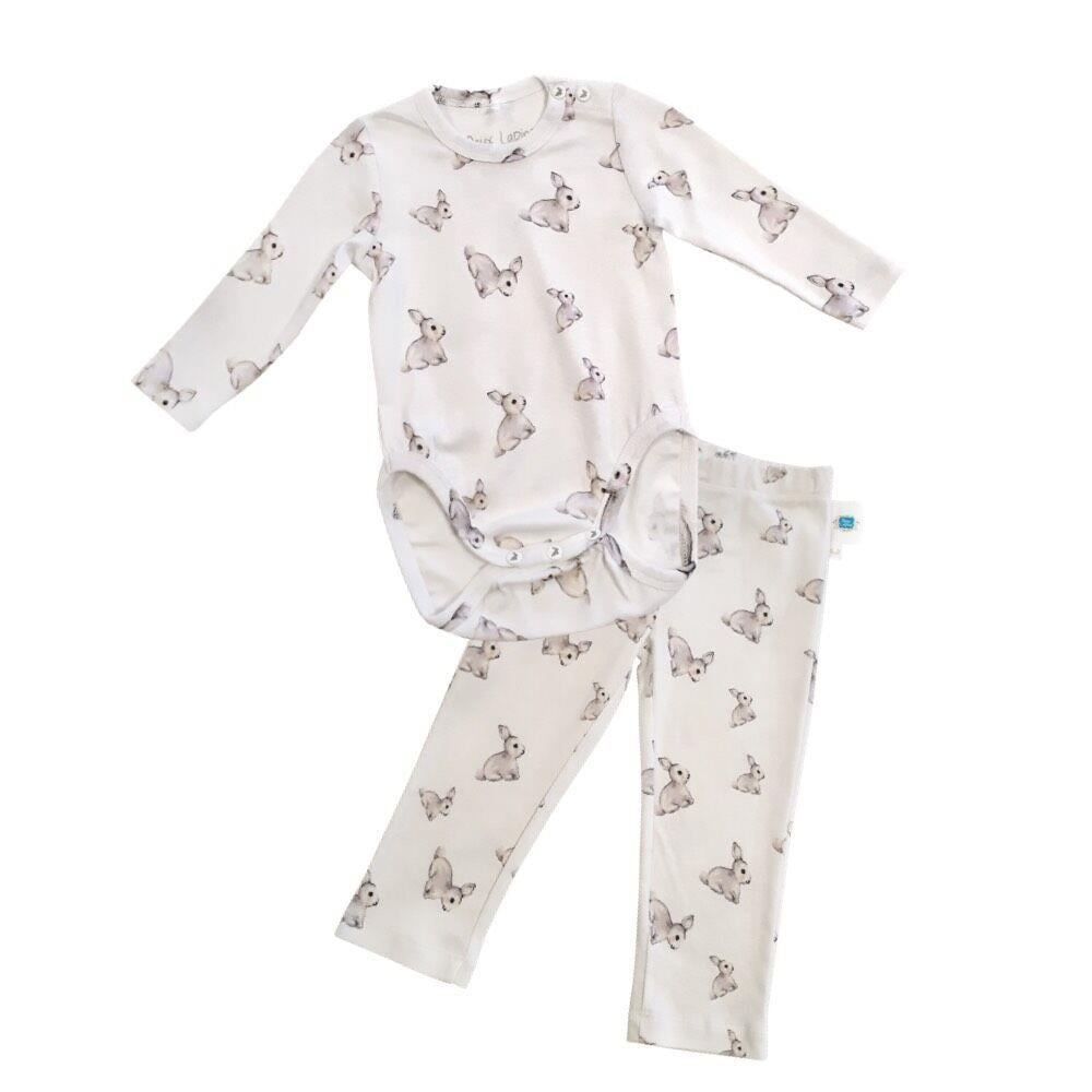 Deux Lapins Bebek Body & Patiksiz Alt – 2li Set