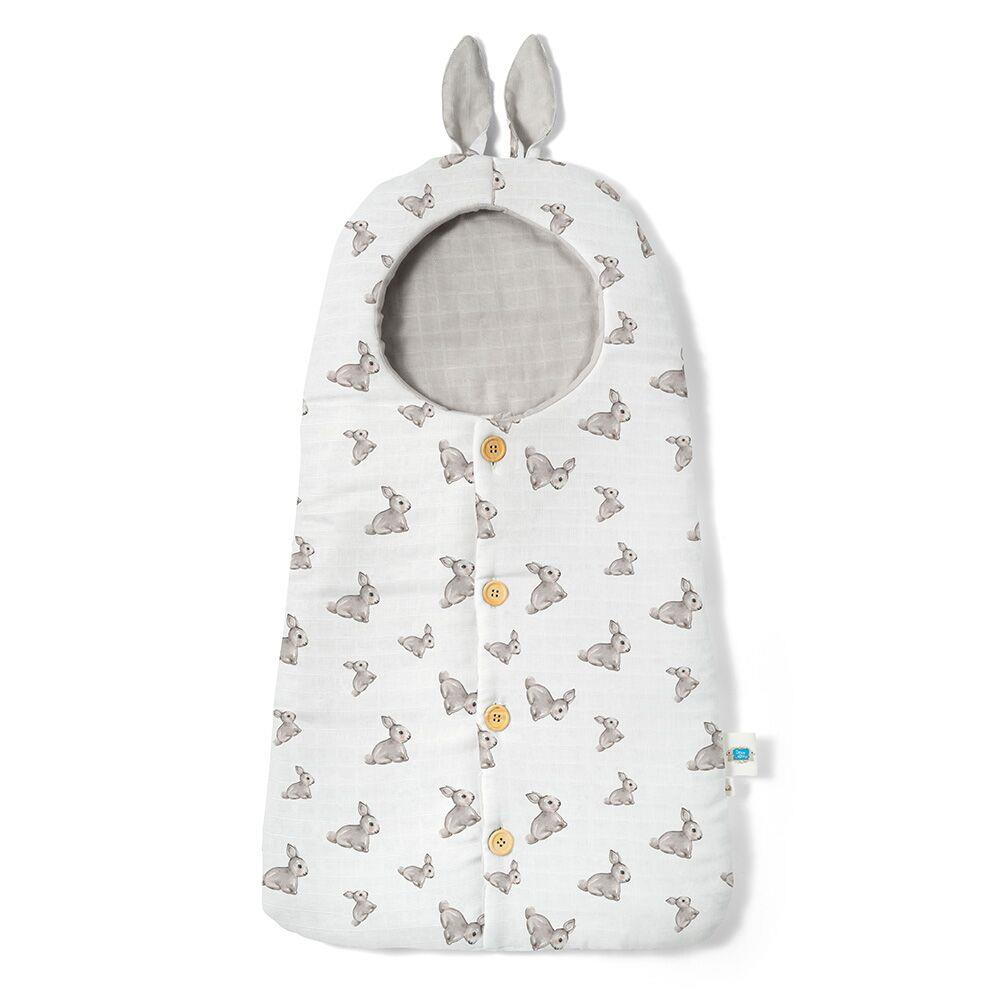 Deux Lapins Iconique Lapin Müslin Kundak Battaniye