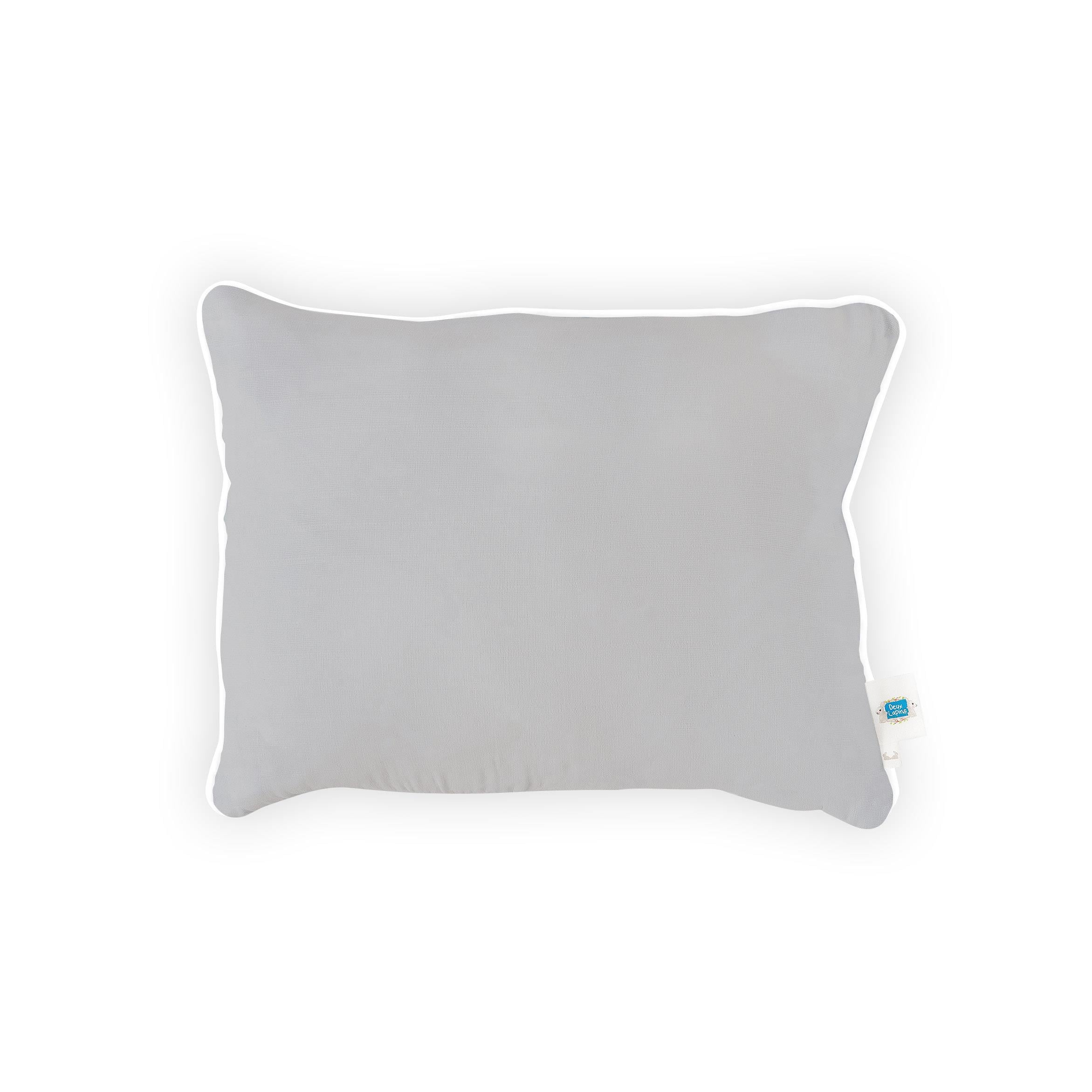 Deux Lapins Müslin Bebek Yastığı - Cotton Grey
